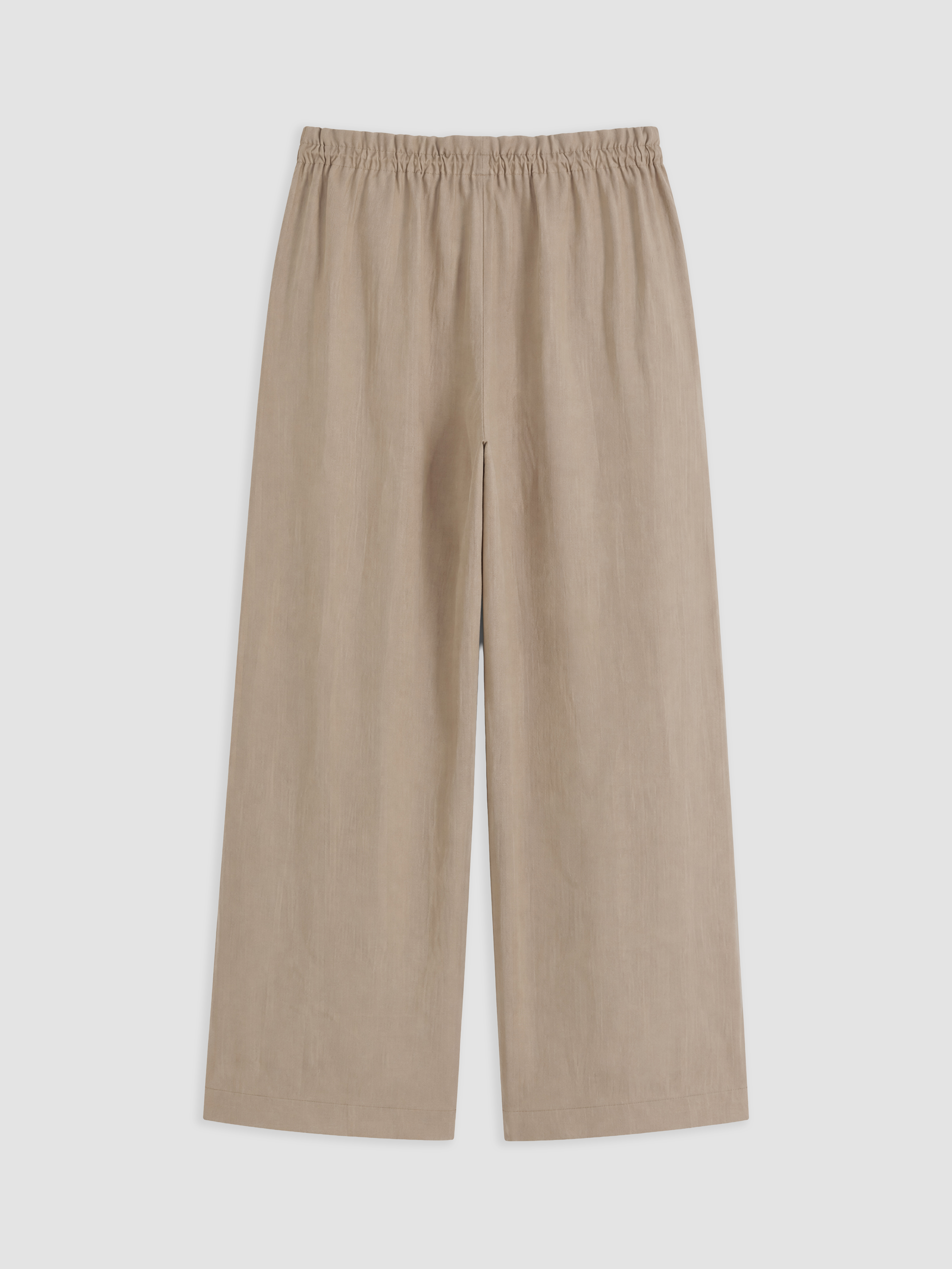LCWAIKIKI Classic Beli Lastikli Geniş Paça Kadın Pantolon görsel 6
