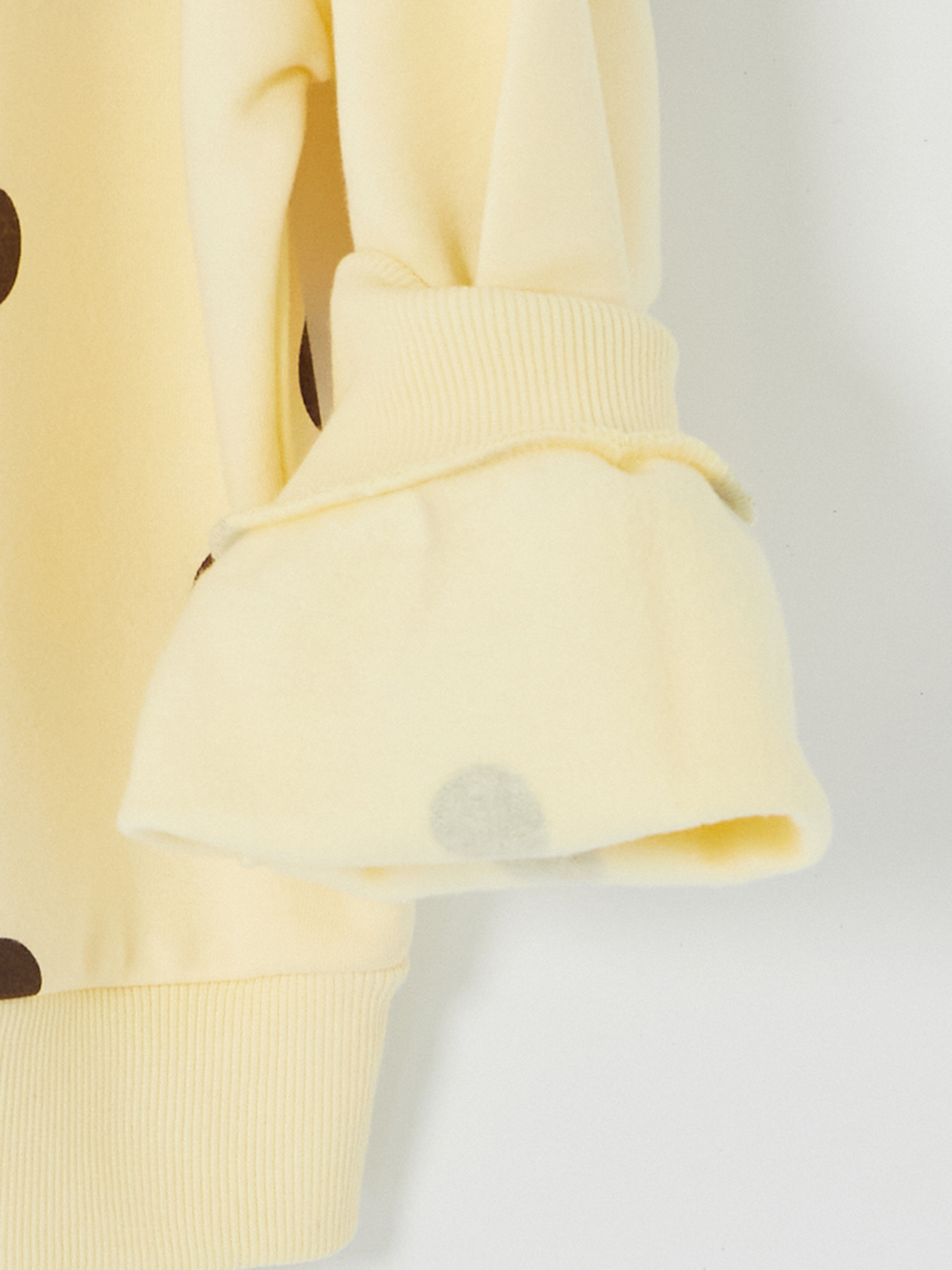 XSIDE Puantiyeli Oversize Kadın Kalın Sweatshirt görsel 6