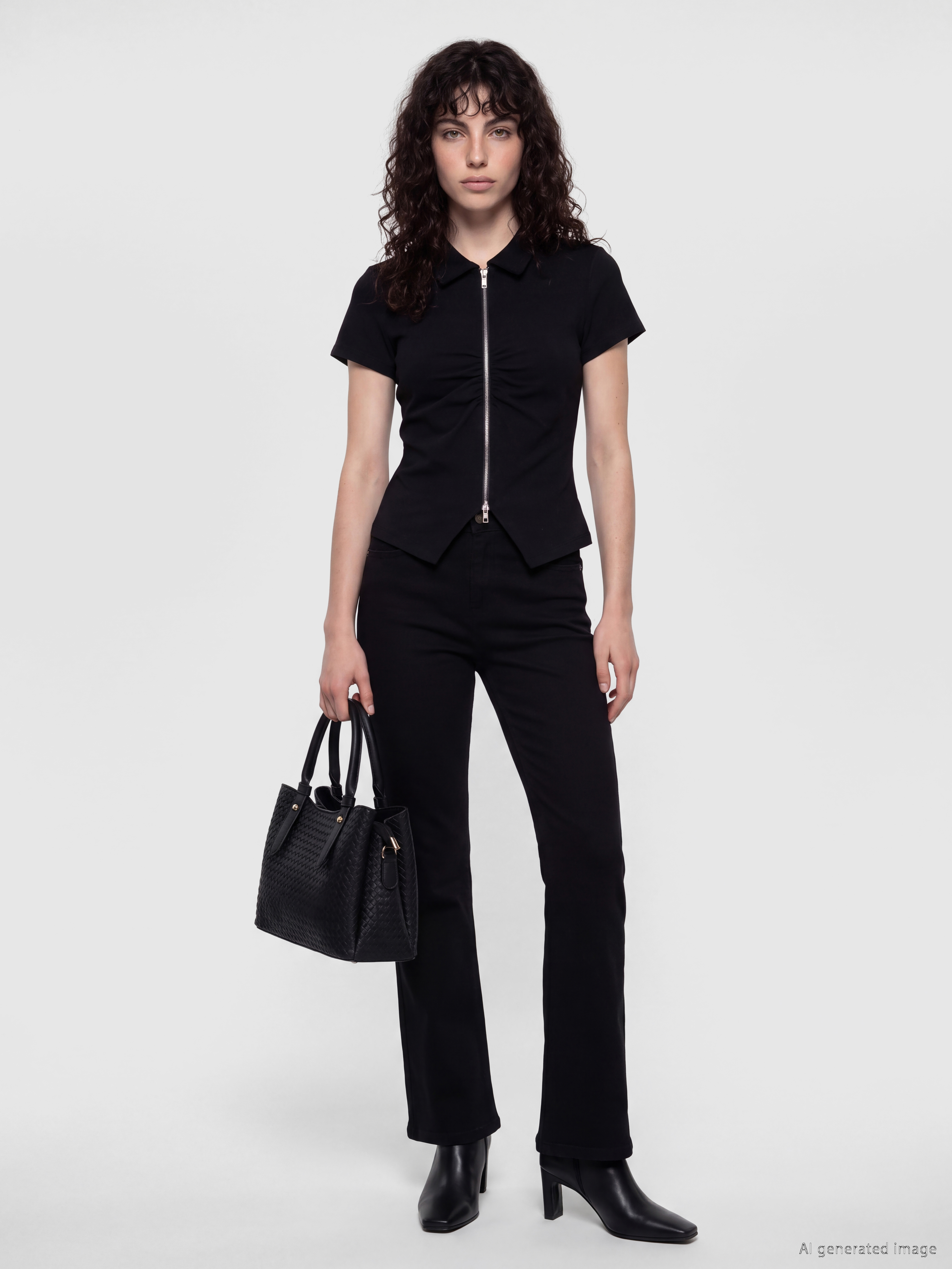 LCW Jeans Flare Kadın Jean Pantolon görsel 2