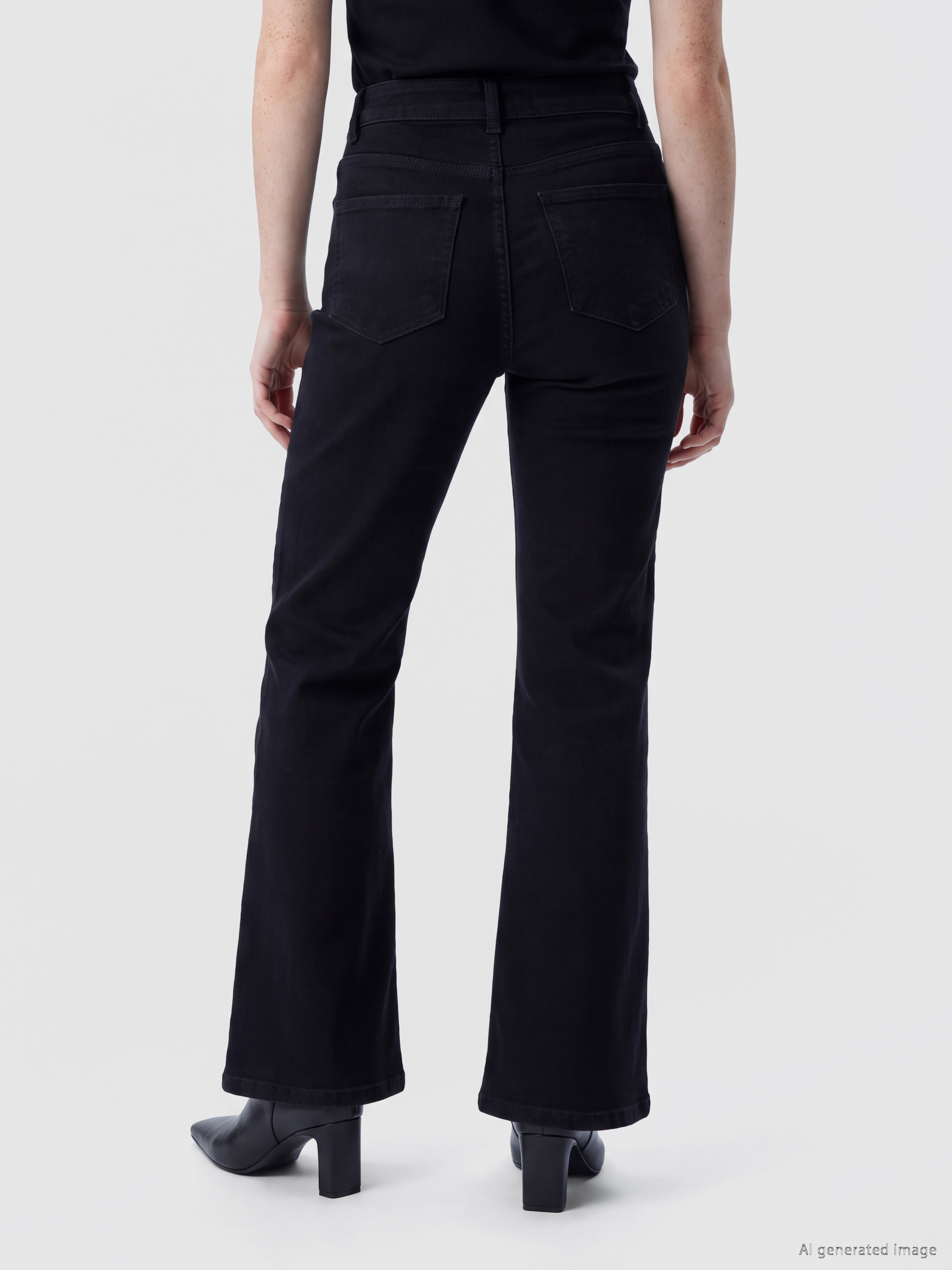 LCW Jeans Flare Kadın Jean Pantolon görsel 5