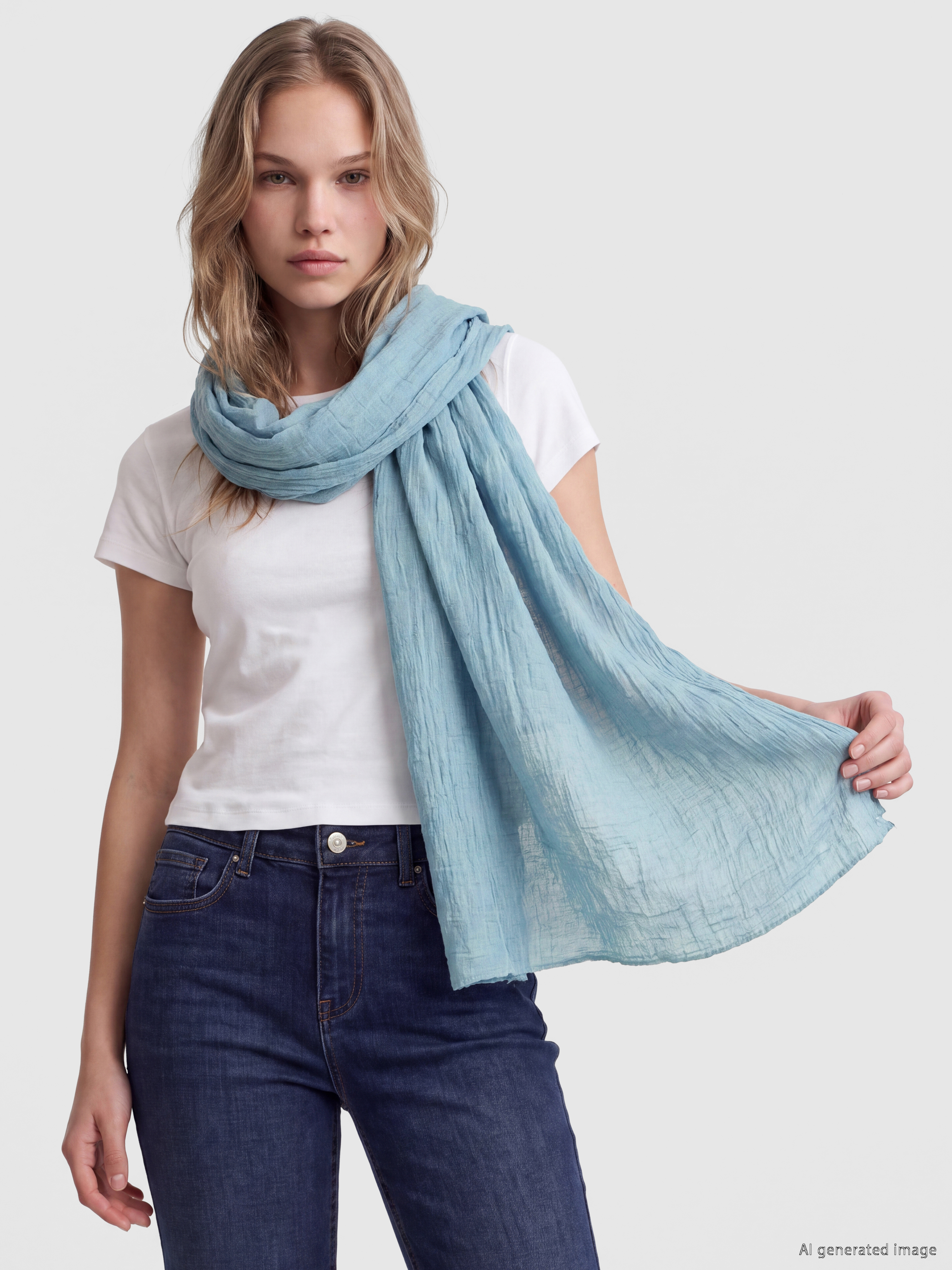 LCW ACCESSORIES Basic Kadın Saten Şal