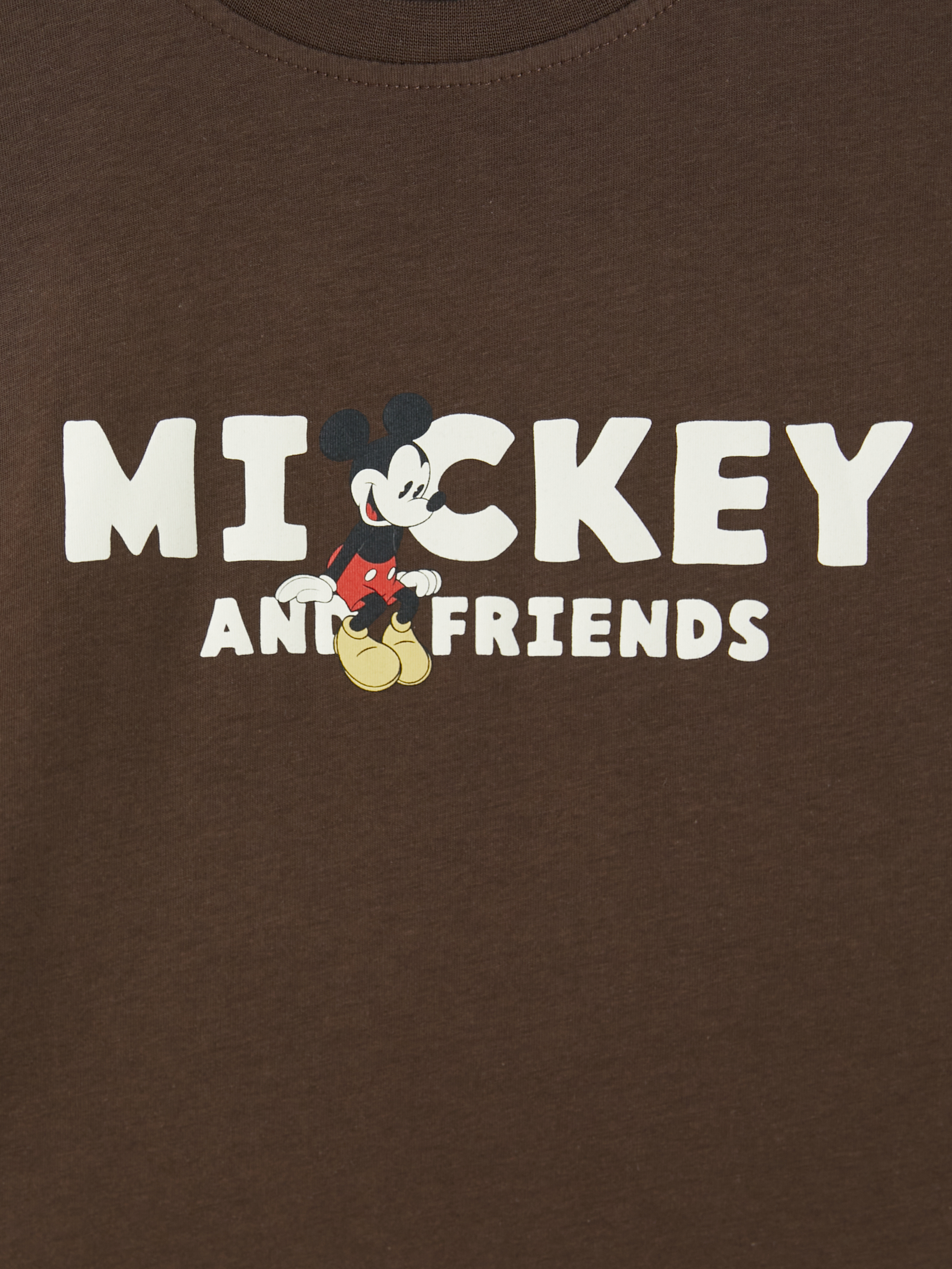 XSIDE Mickey Mouse Baskılı %100 Pamuklu Kadın Tişört görsel 7