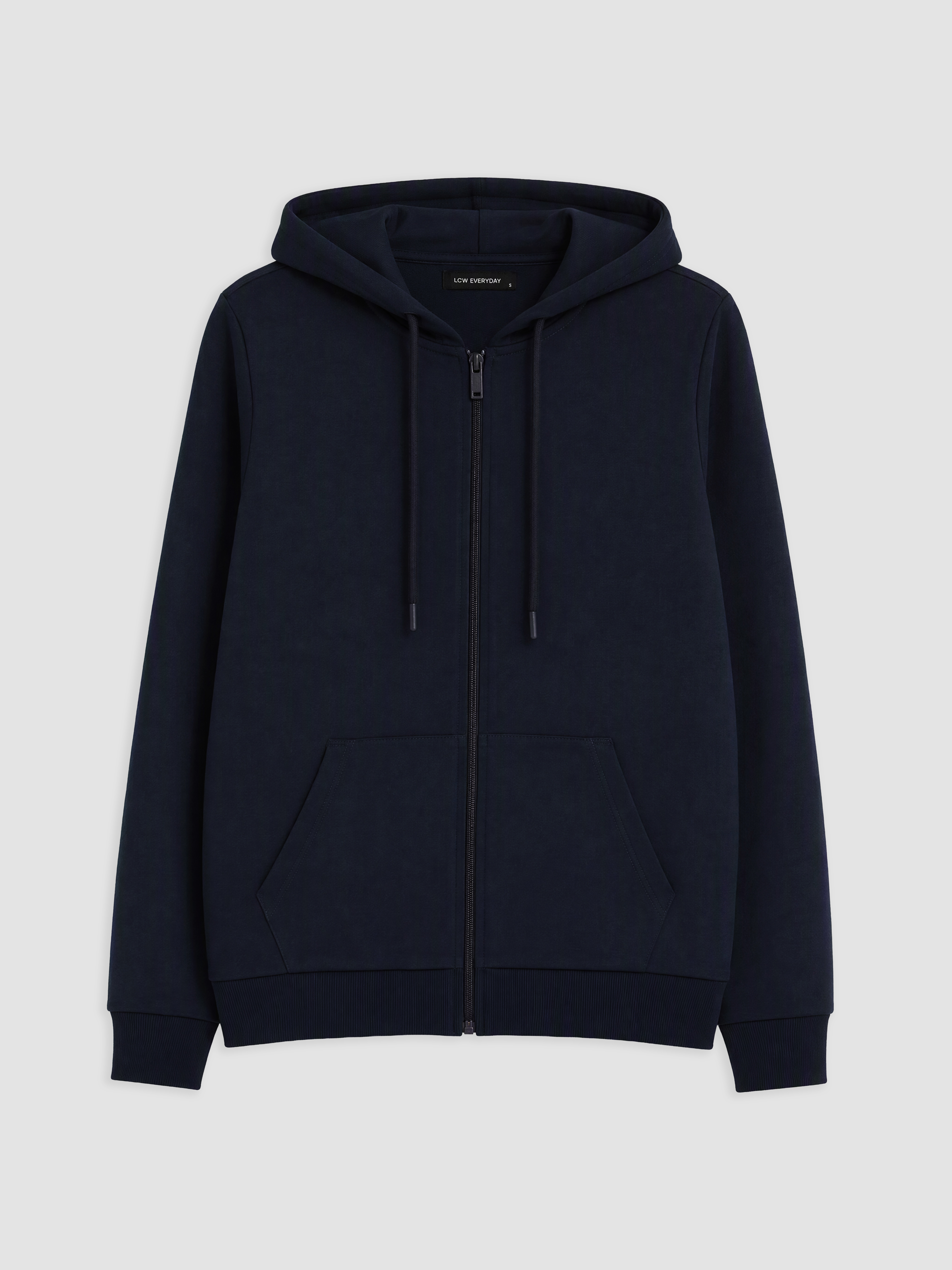 LCW EVERYDAY Kapüşonlu Kadın Fermuarlı Sweatshirt görsel 5