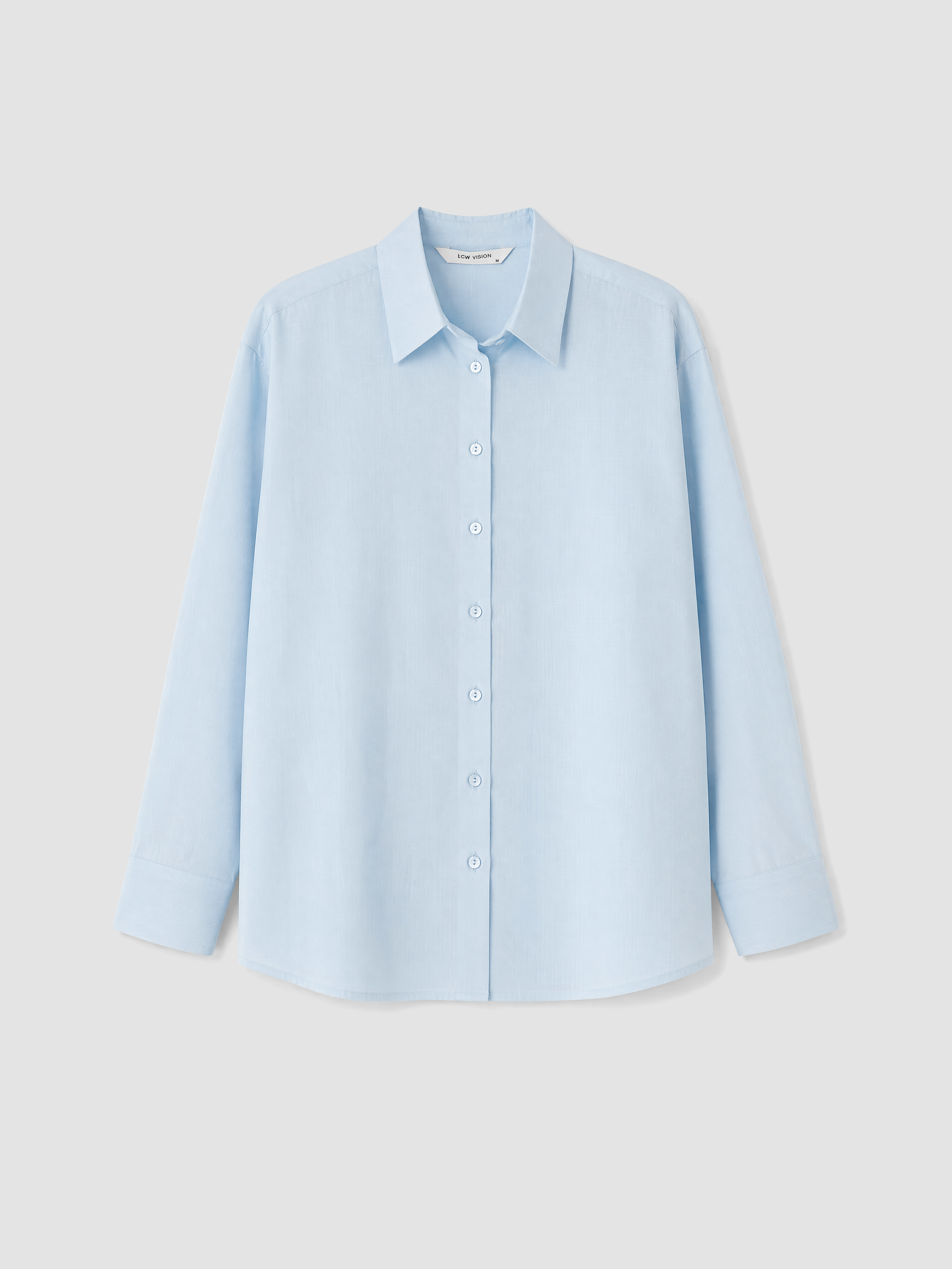 LCW Vision Oversize Poplin Kadın Gömlek görsel 5