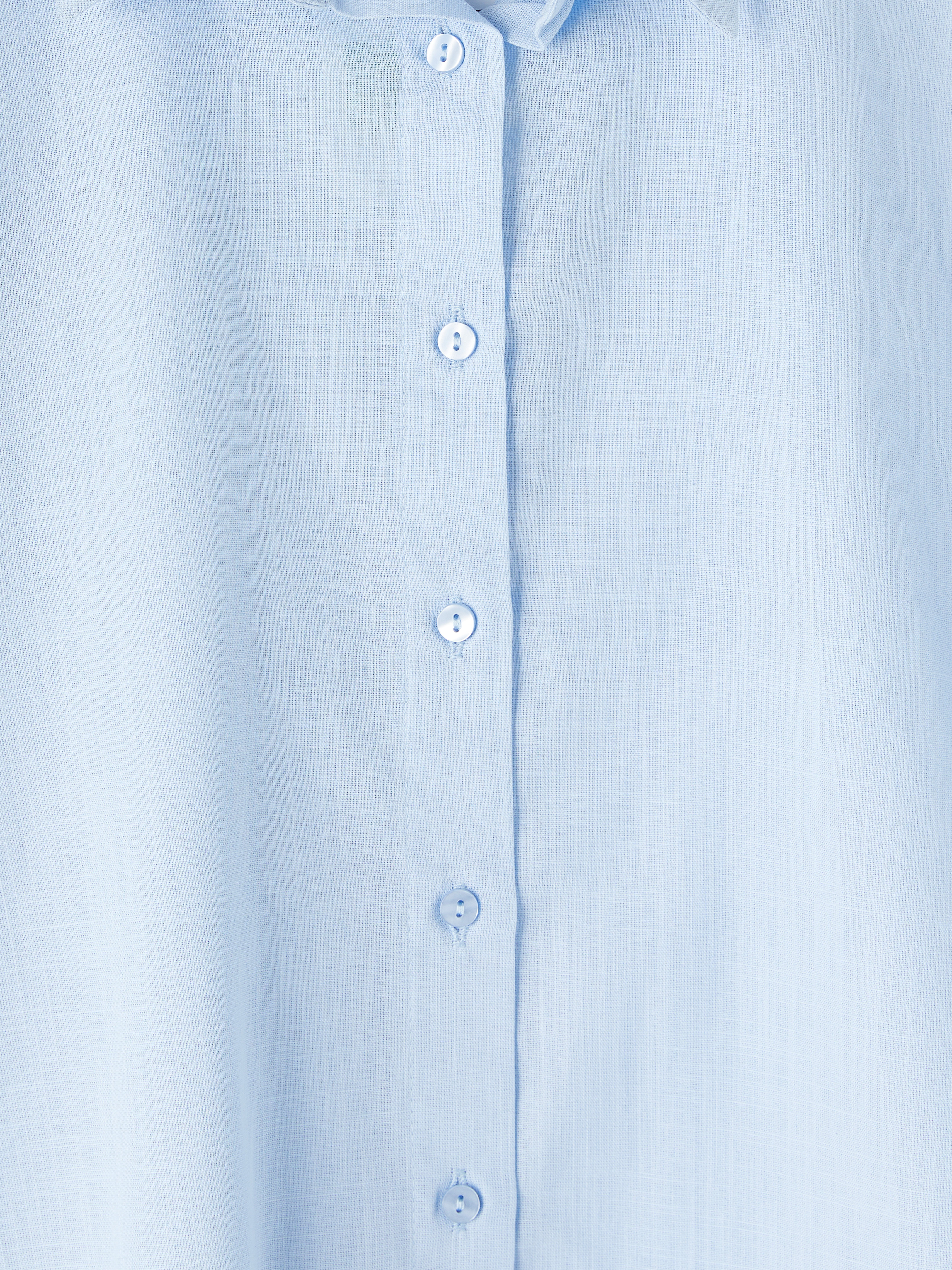 LCW Vision Oversize Poplin Kadın Gömlek görsel 7
