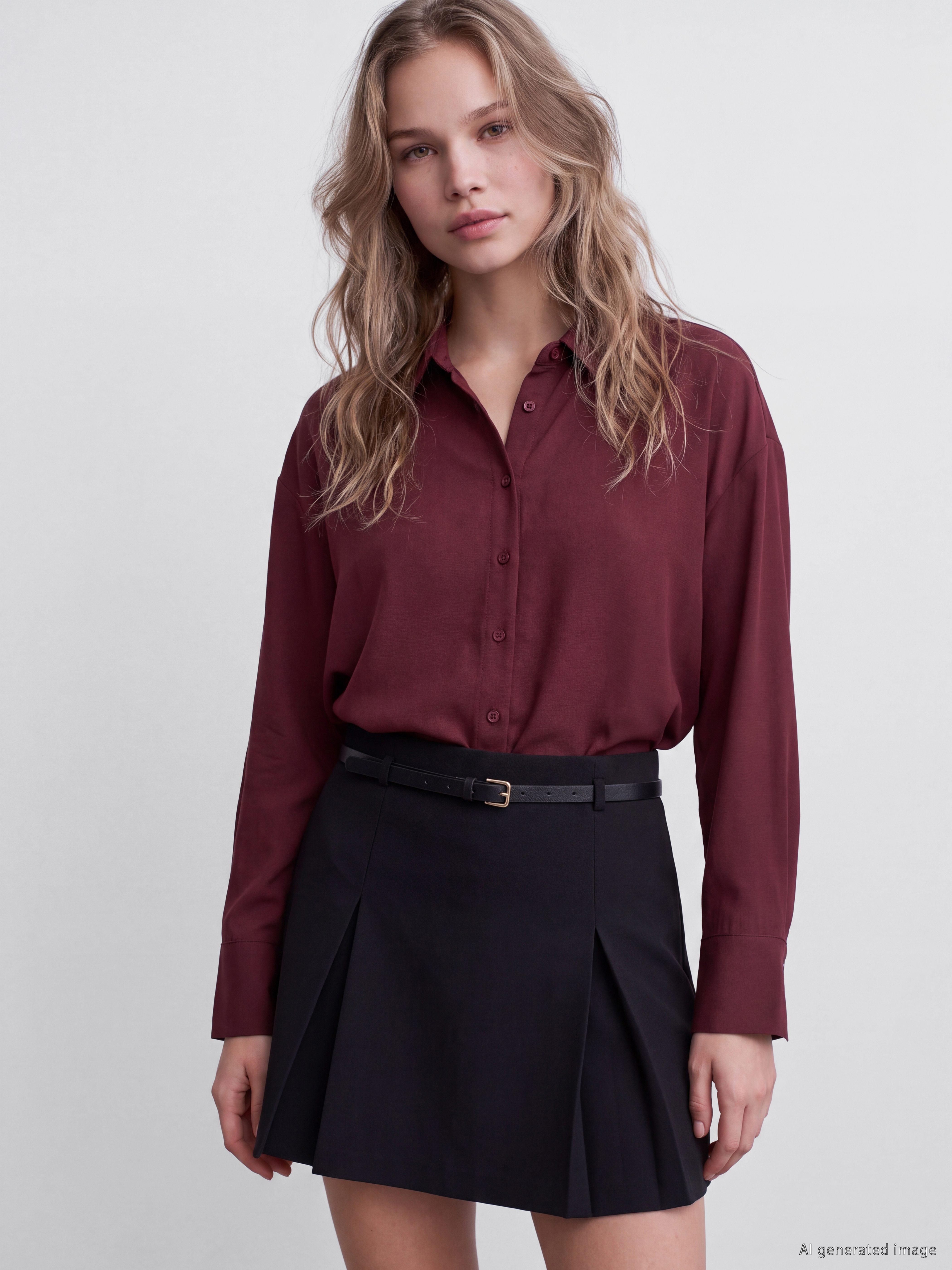 LCW Vision Oversize Poplin Kadın Gömlek
