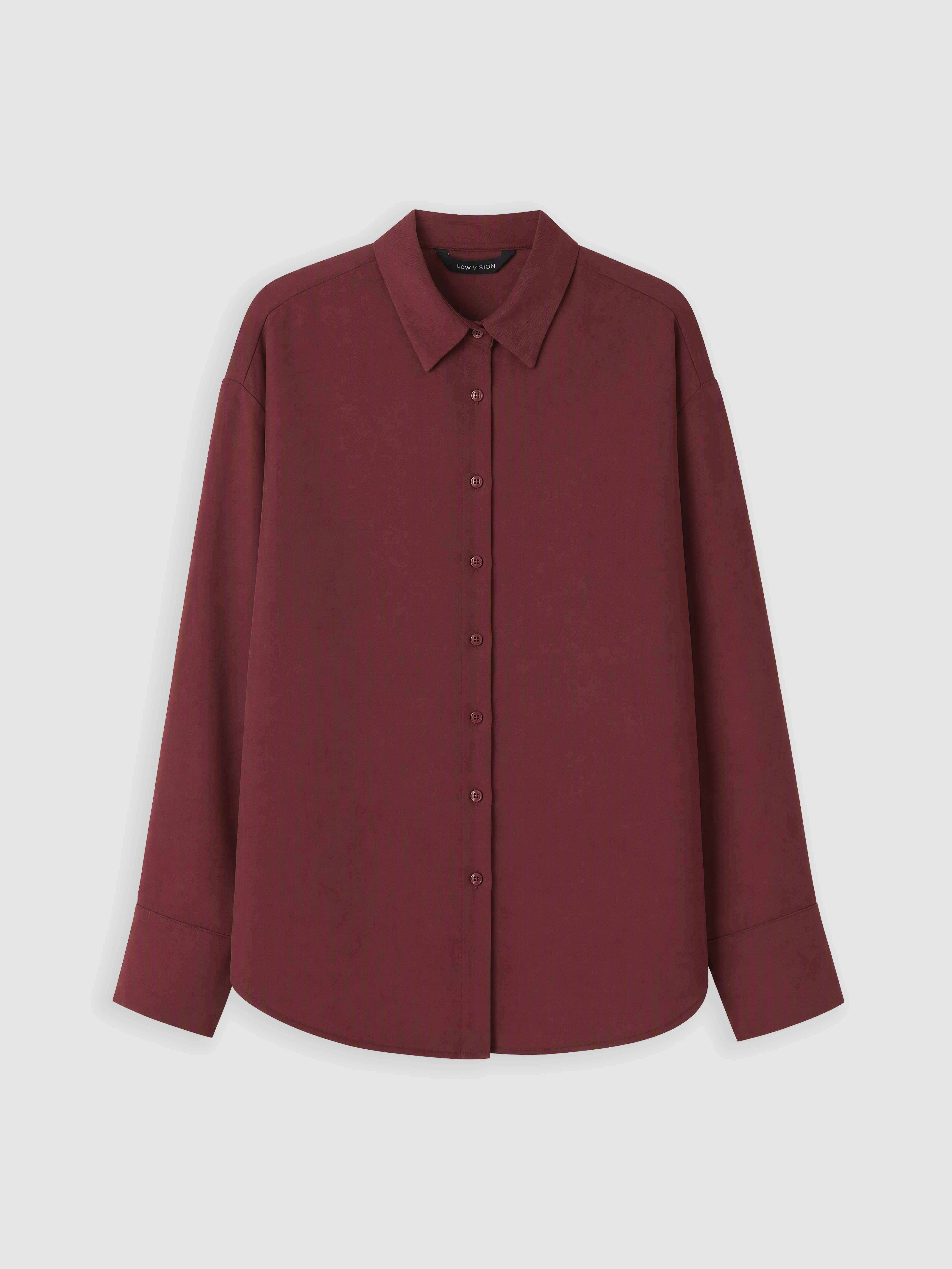 LCW Vision Oversize Poplin Kadın Gömlek görsel 5