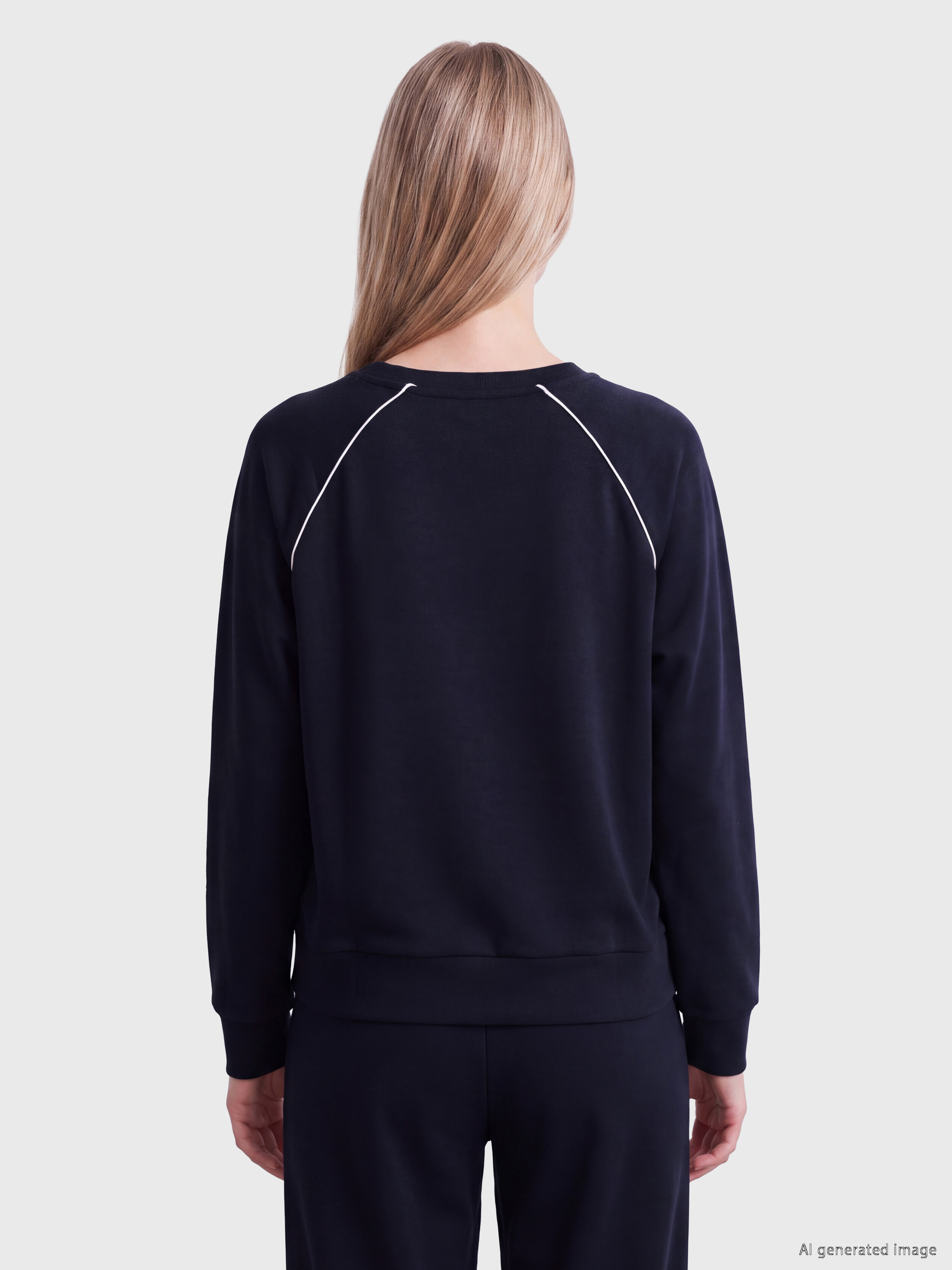 Natuvera Bisiklet Yaka Kadın Sweatshirt görsel 4