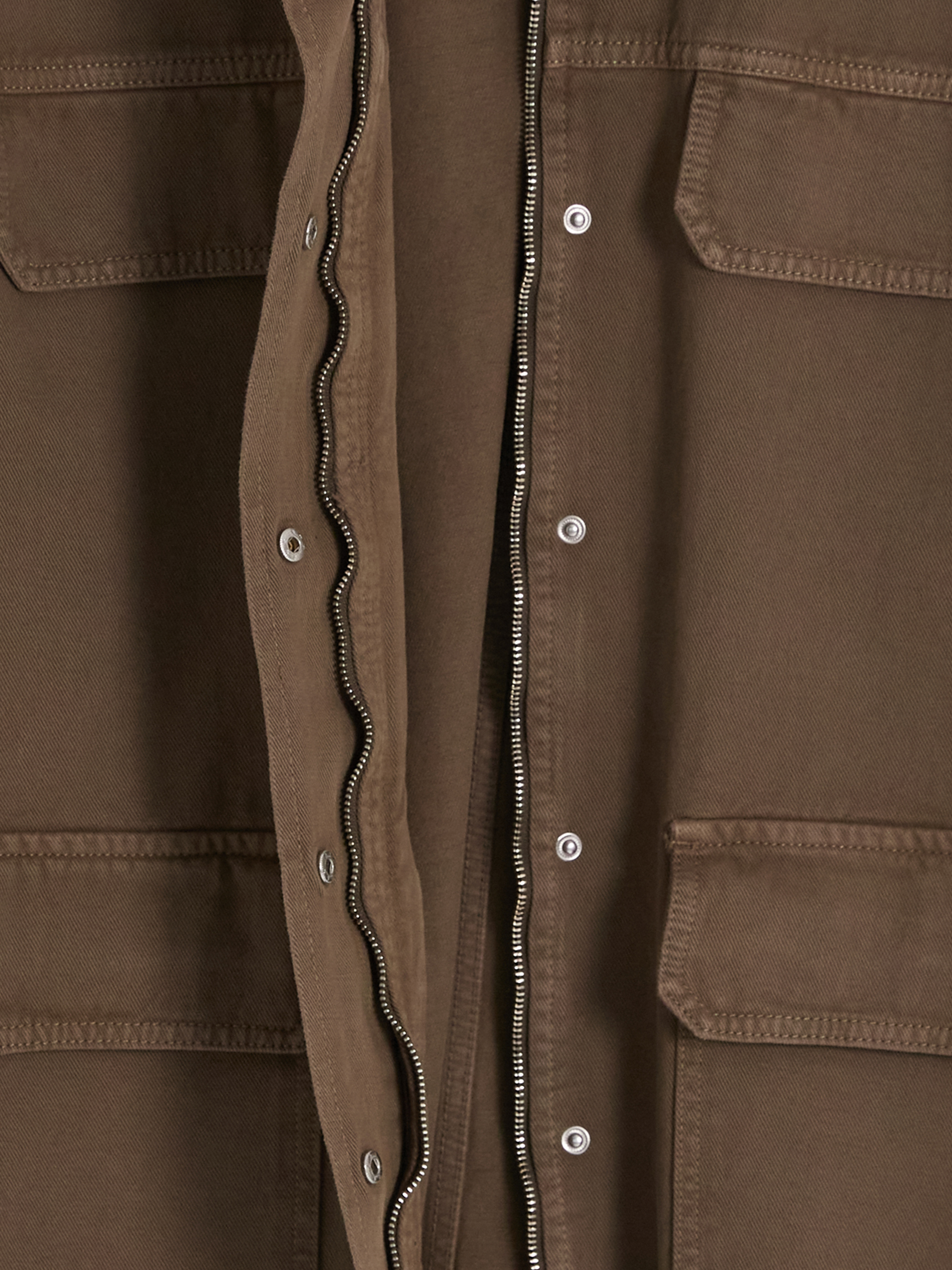 LCW Vision Gömlek Yaka Oversize Kadın Jean Ceket görsel 8