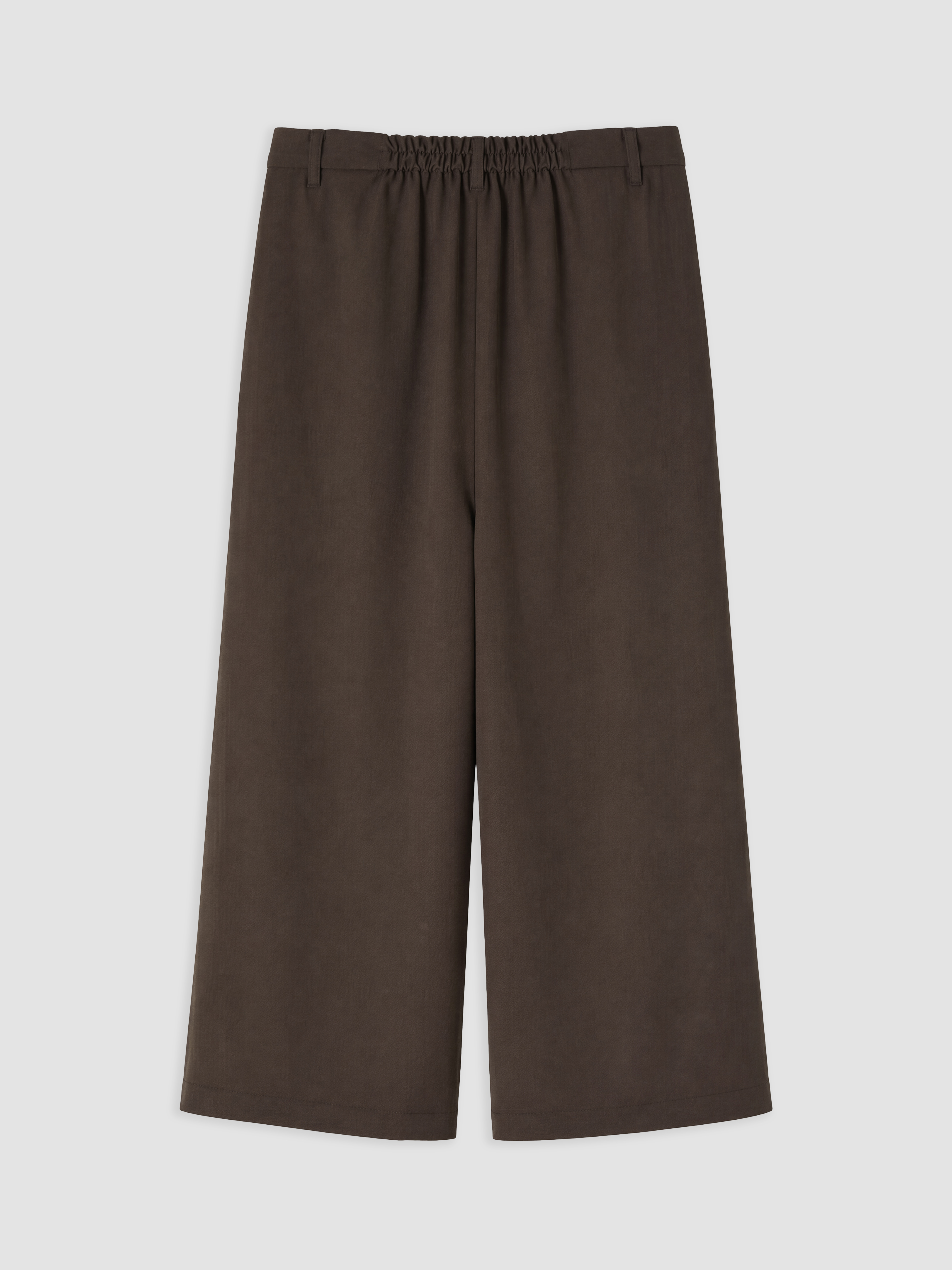 LCWAIKIKI Classic Beli Lastikli Pileli Kadın Kumaş Pantolon görsel 7