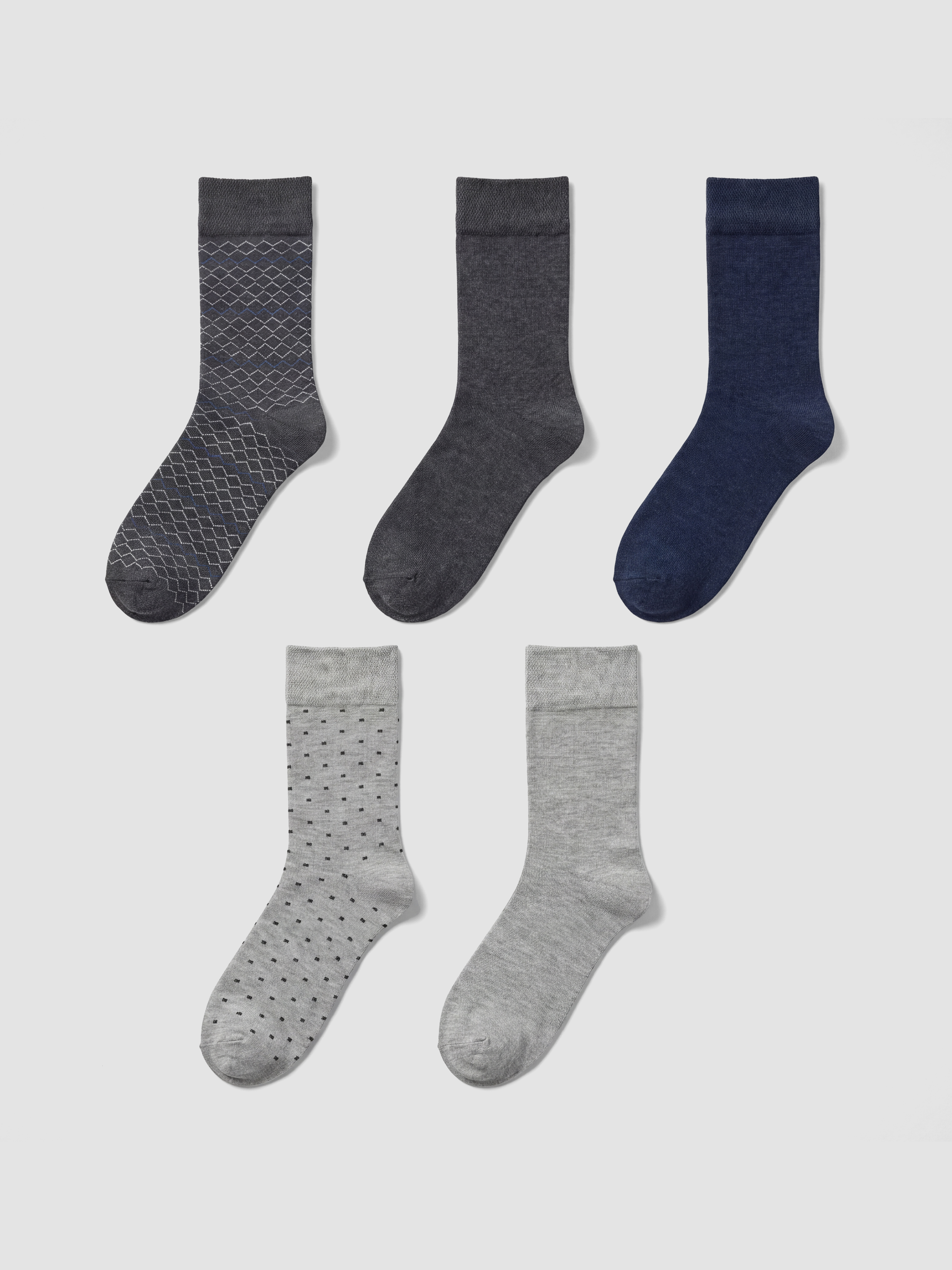 LCW ACCESSORIES Desenli Erkek Soket Çorap 5'li
