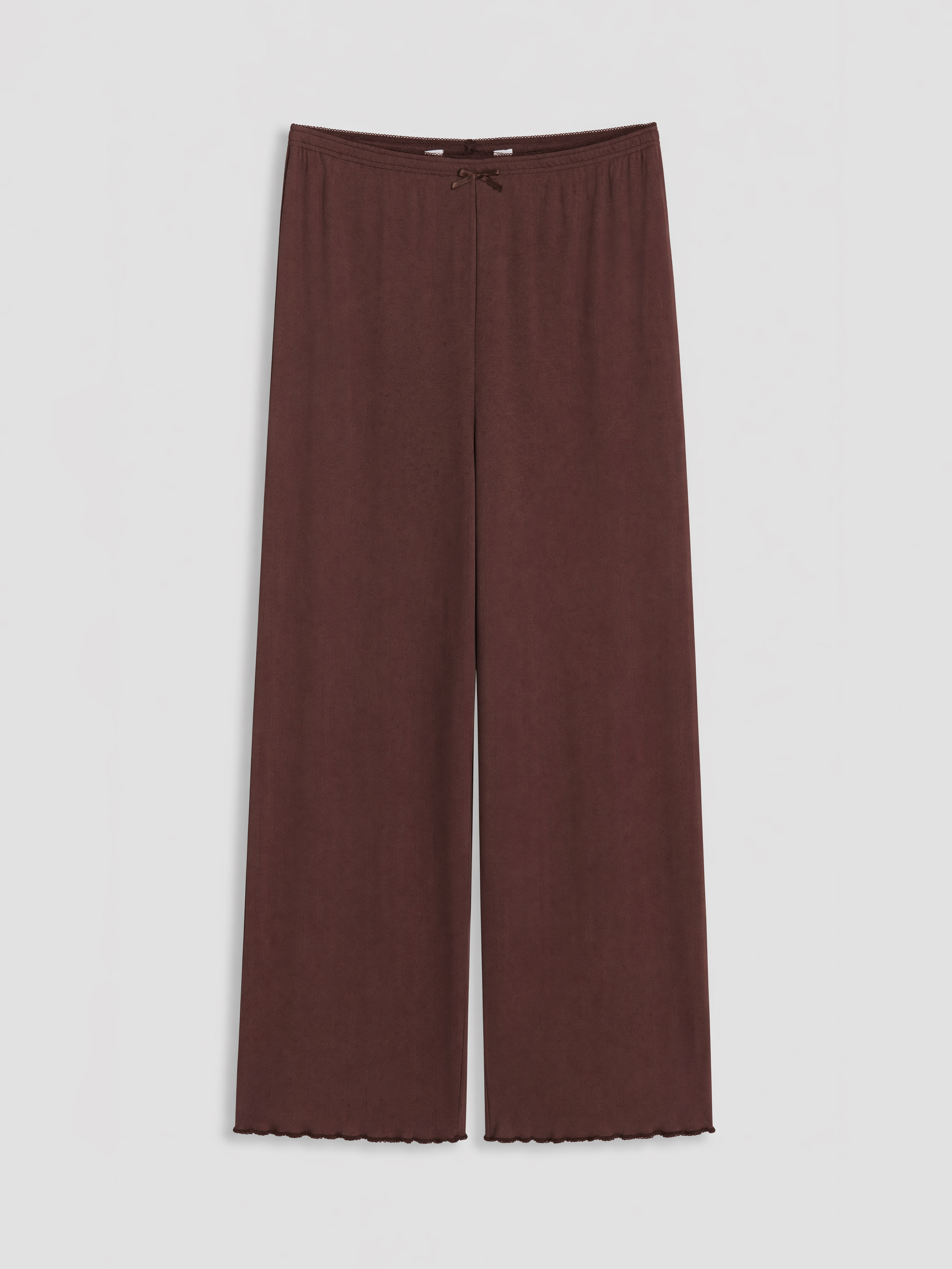 LCW DREAM Geniş Paça Fitilli Kadın Pijama Altı görsel 4
