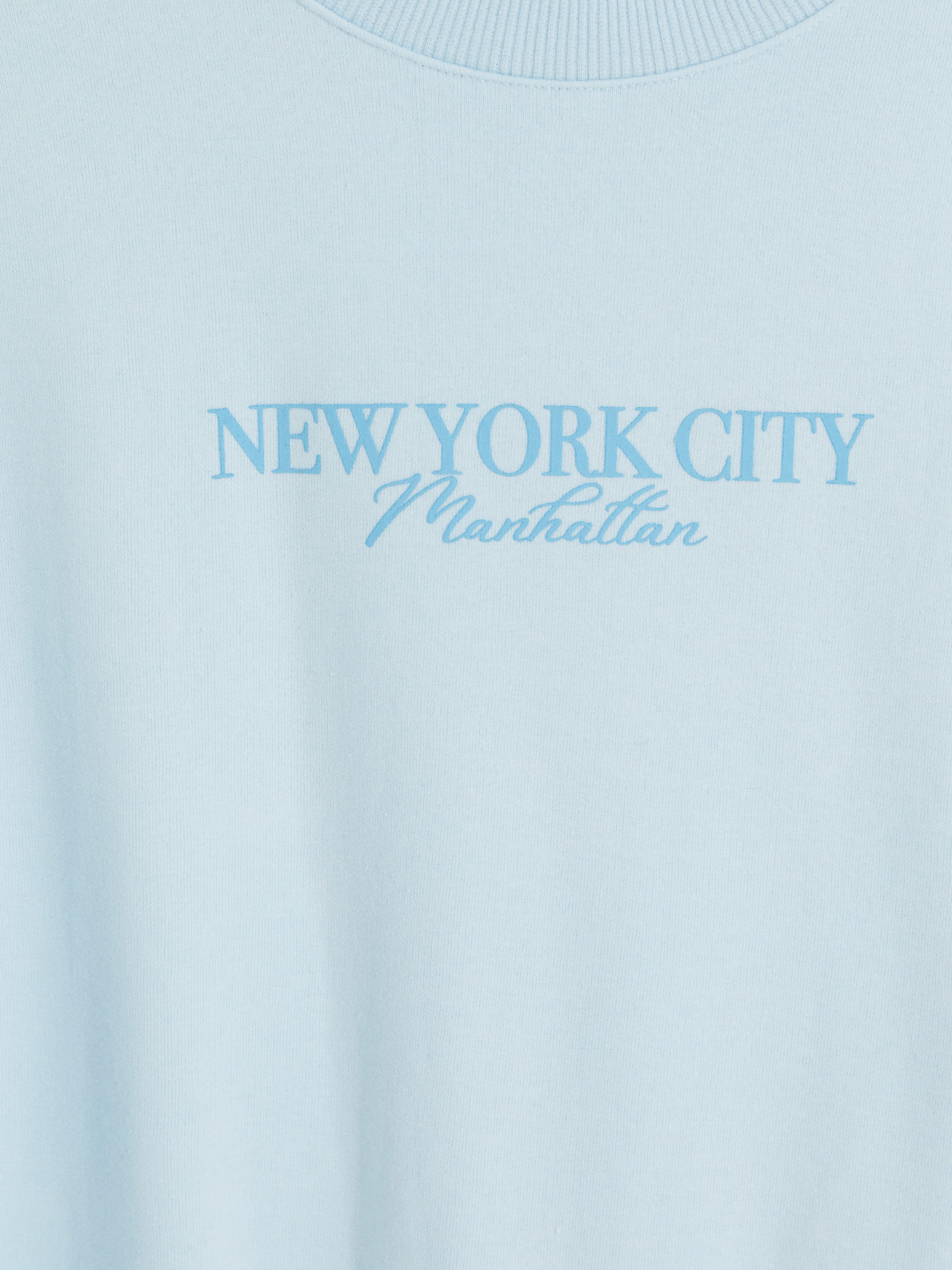 LC WAIKIKI New York City Baskılı Kadın Sweatshirt Tunik görsel 6