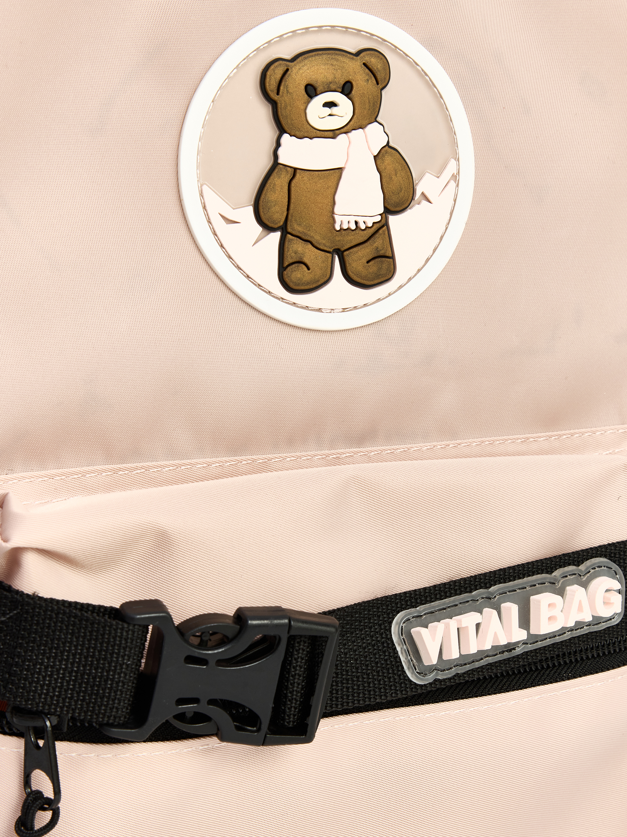 LCW ACCESSORIES Paraşüt Kumaşı Ayı Figürlü Kadın Sırt Çantası görsel 5
