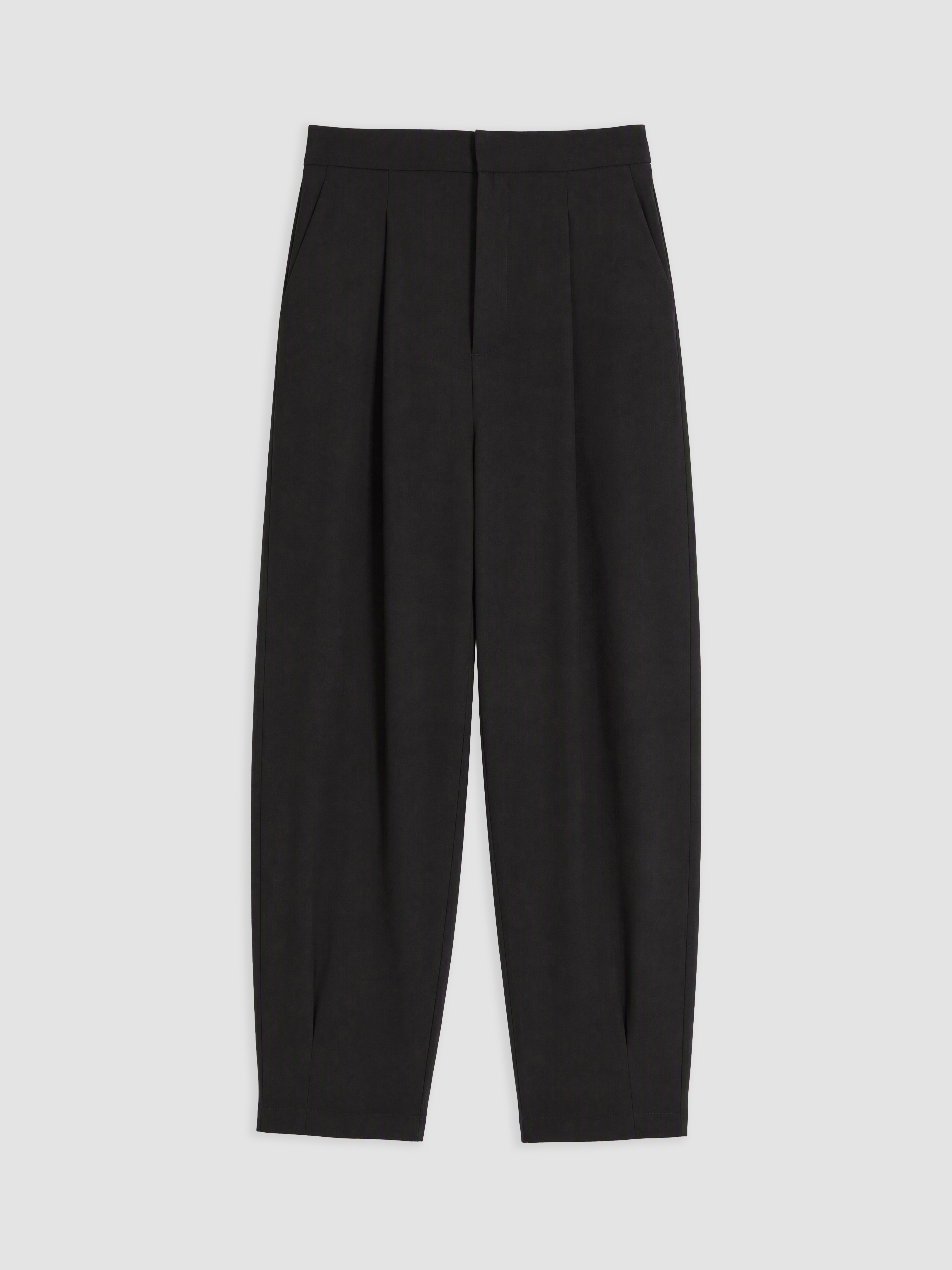 LCW Comfort Regular Fit Kadın Pileli Kumaş Pantolon görsel 5