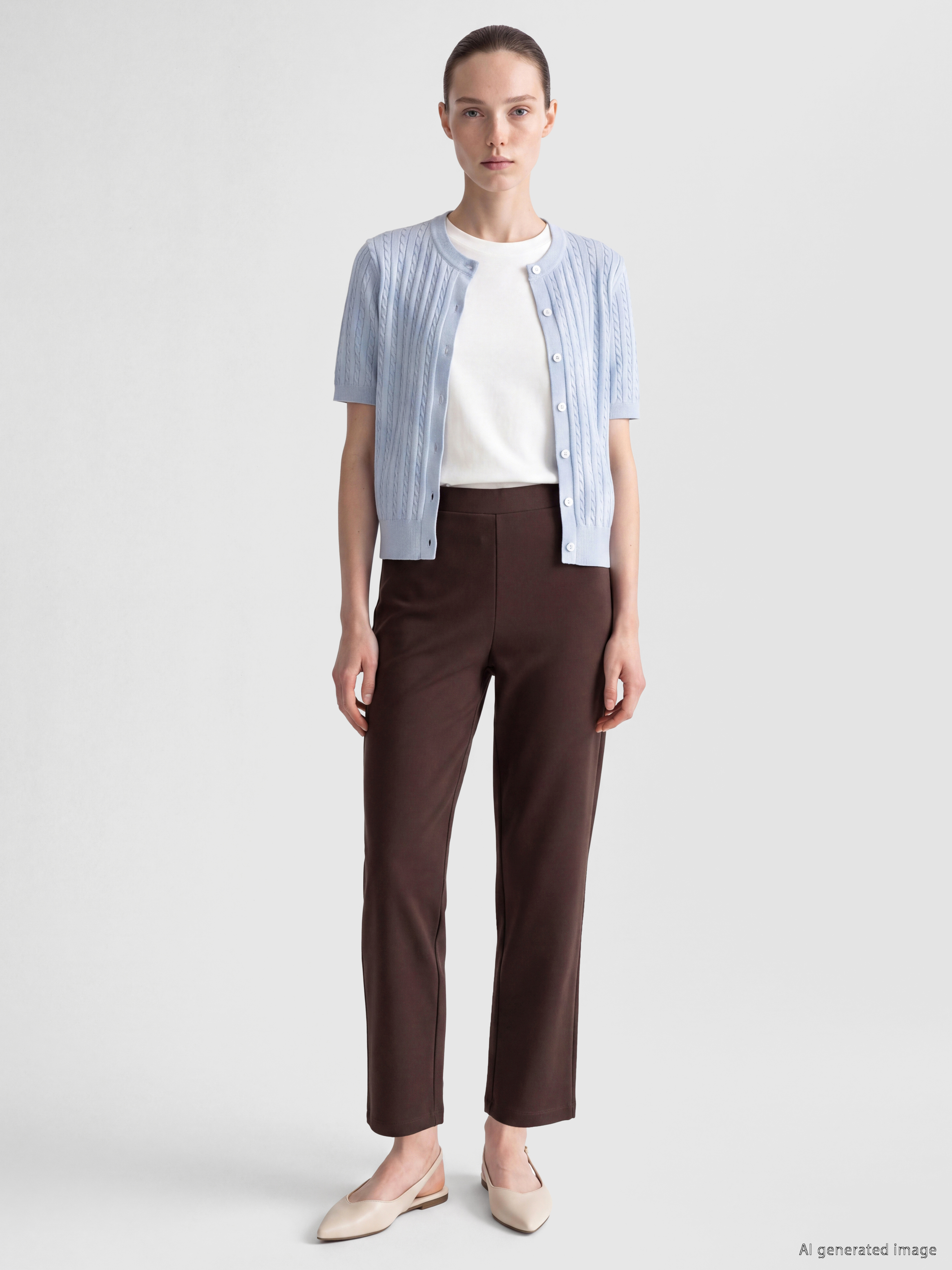LCW Comfort Beli Lastikli Kadın Pantolon