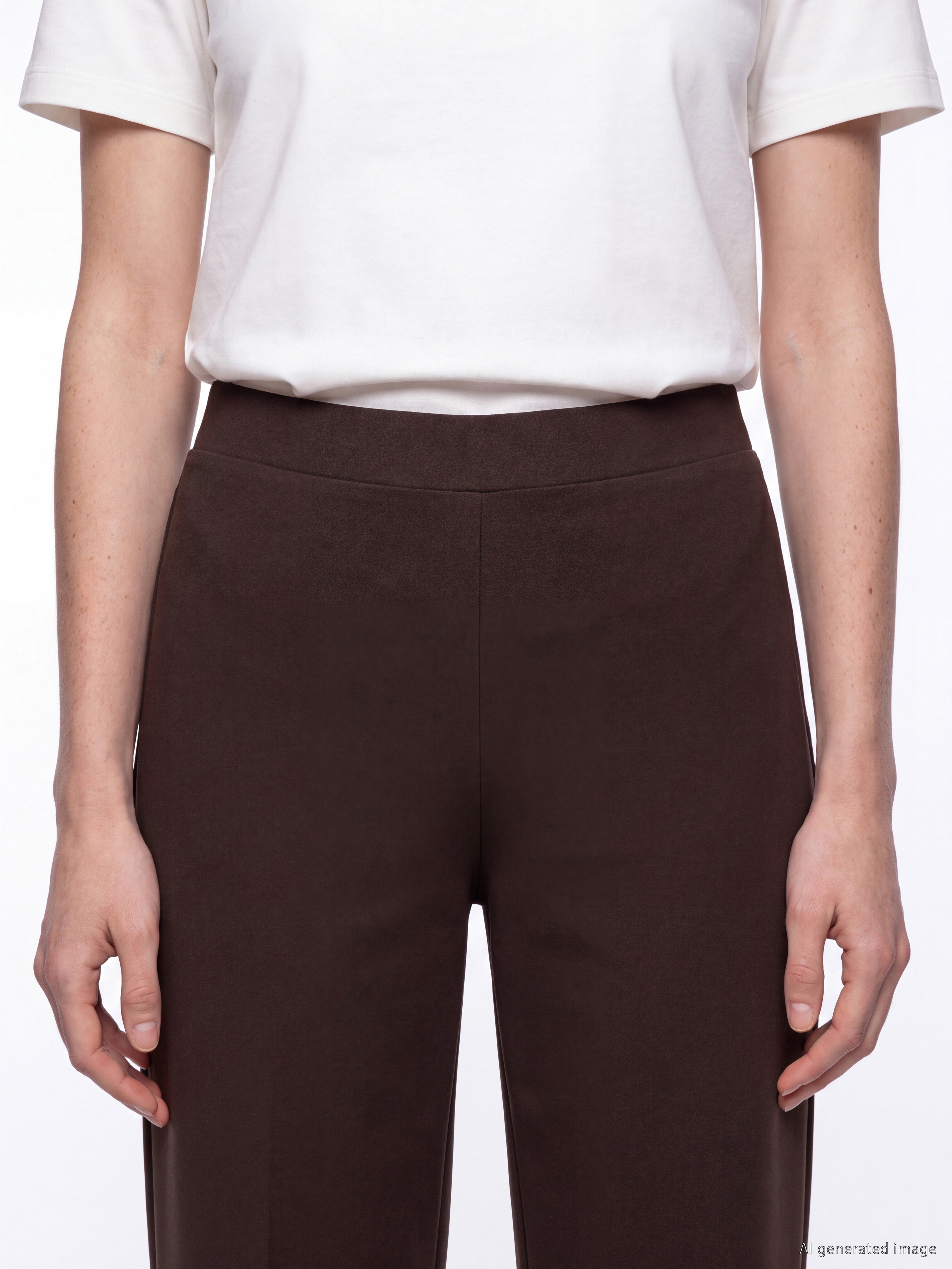 LCW Comfort Beli Lastikli Kadın Pantolon görsel 3