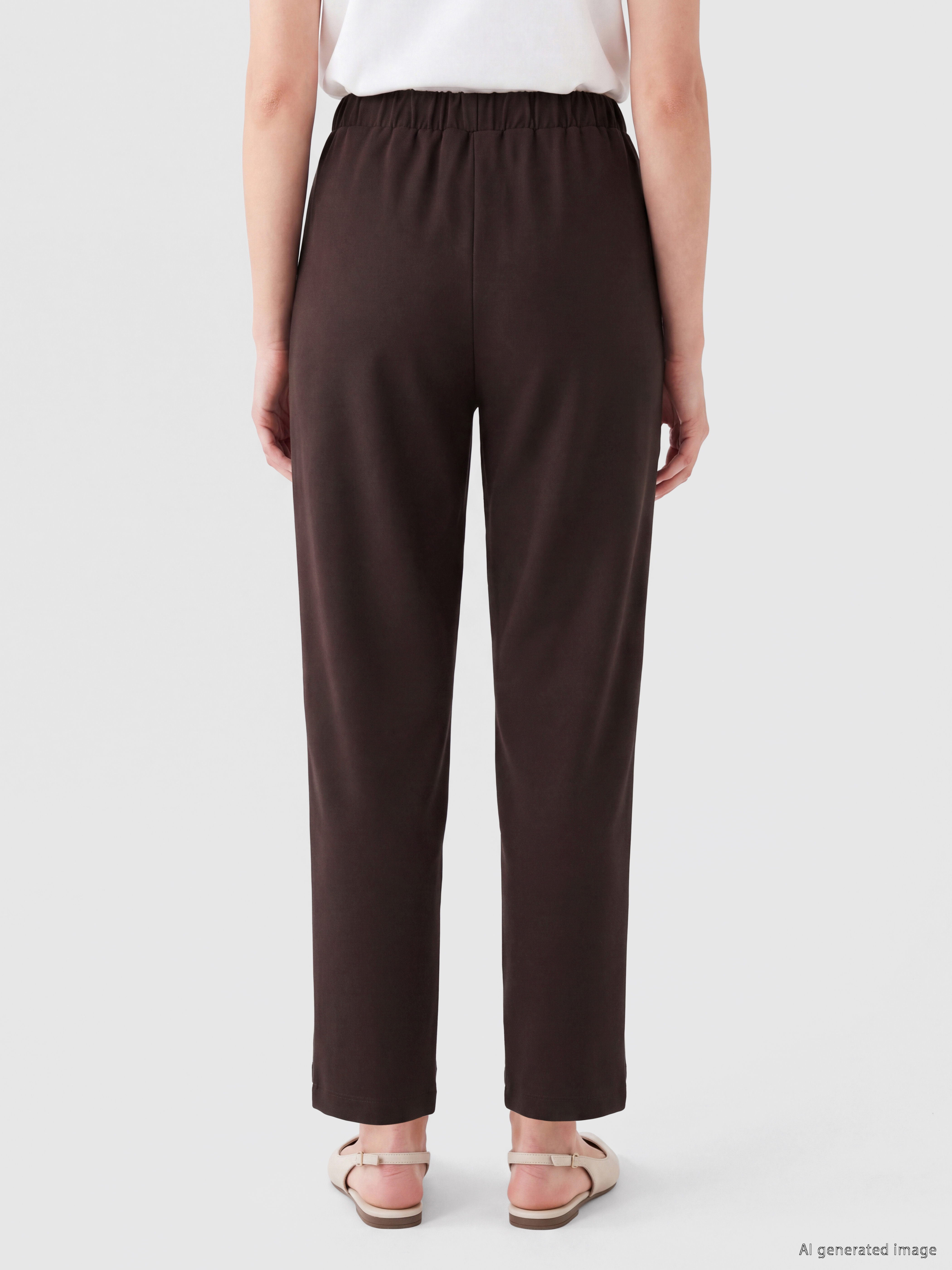LCW Comfort Beli Lastikli Kadın Pantolon görsel 4
