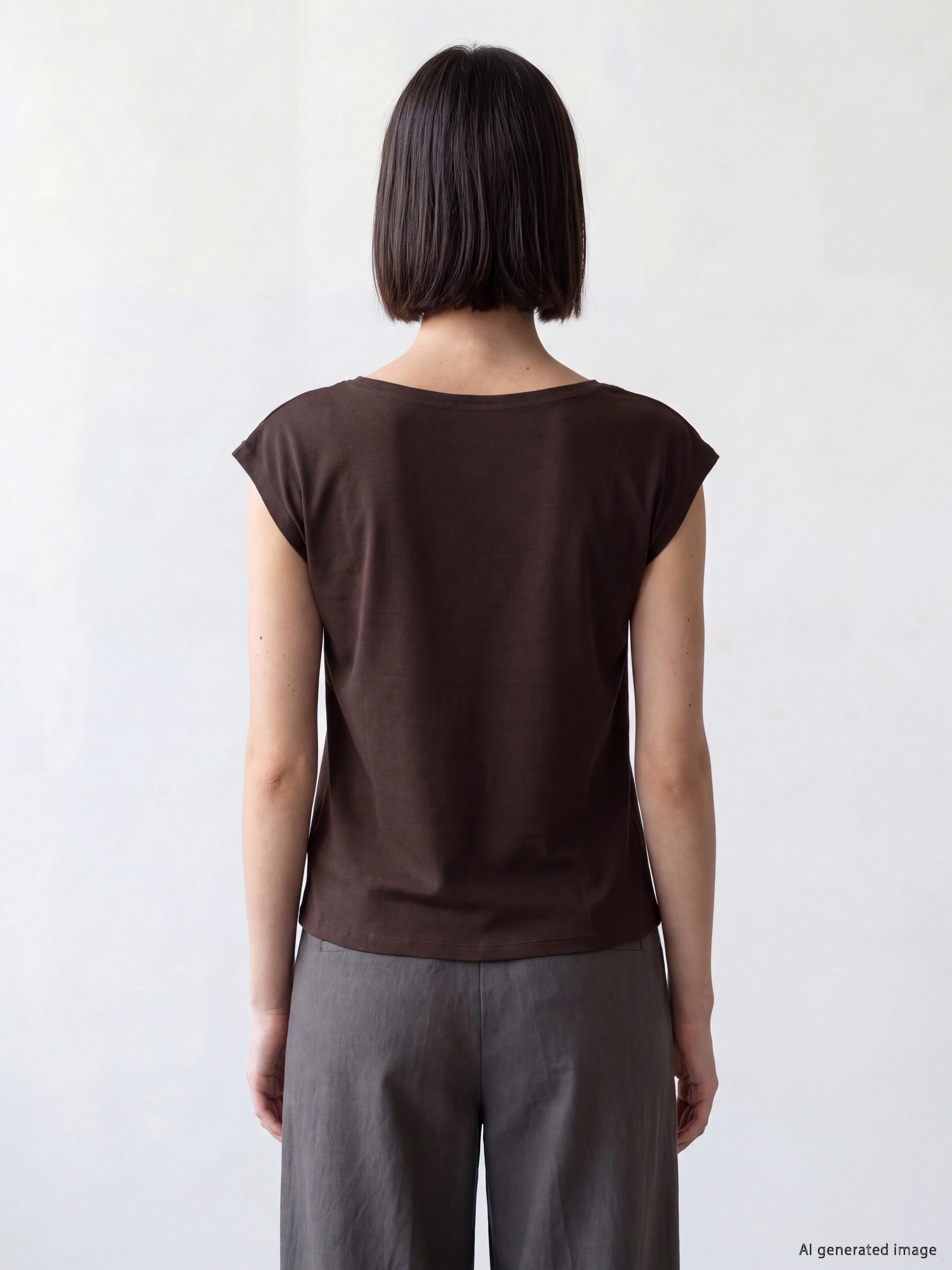 LCW Comfort Kayık Yaka Metal Aplikeli Bluz görsel 4