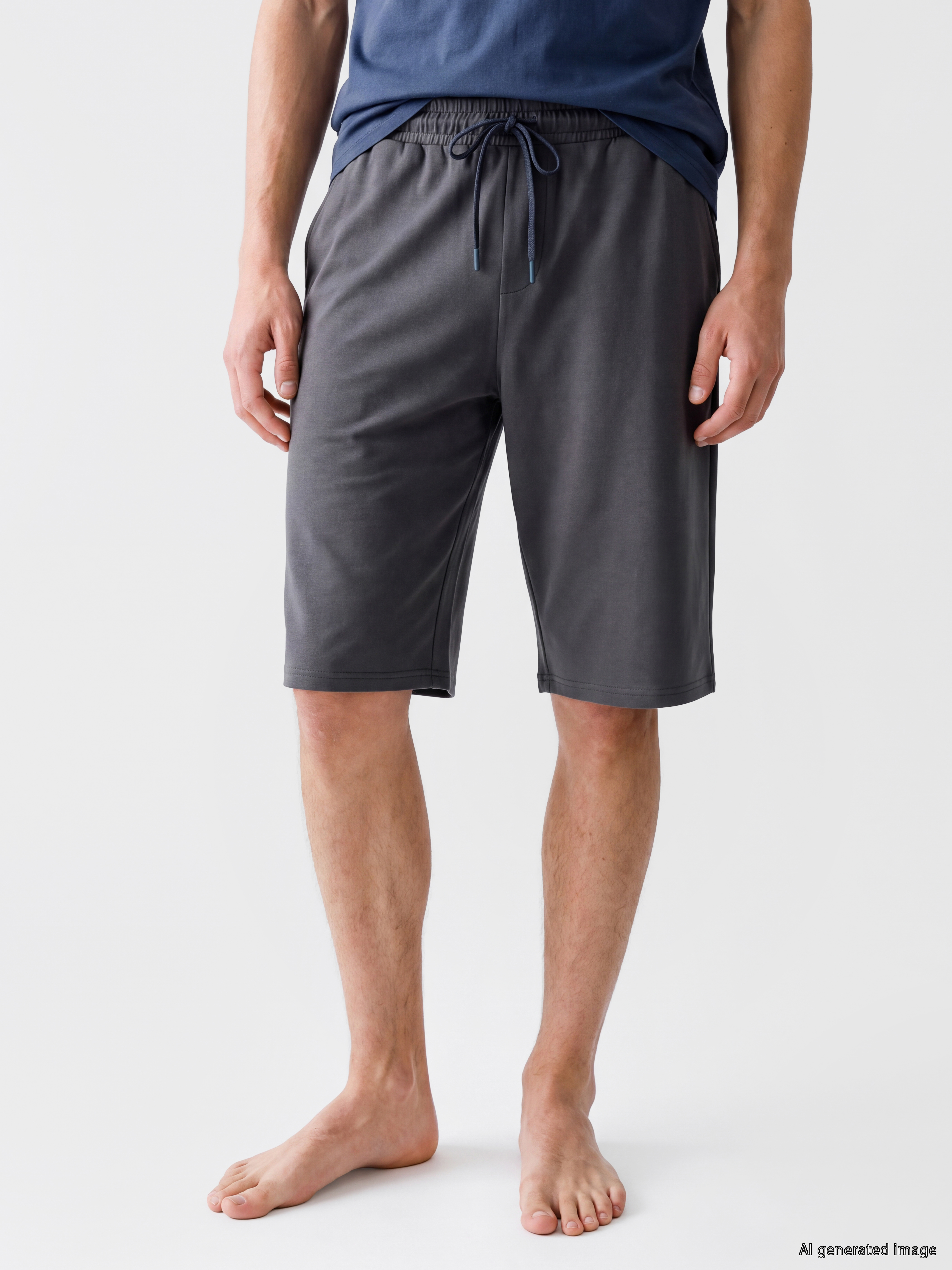 LC WAIKIKI Standart Kalıp Erkek Pijama Alt Şort görsel 2