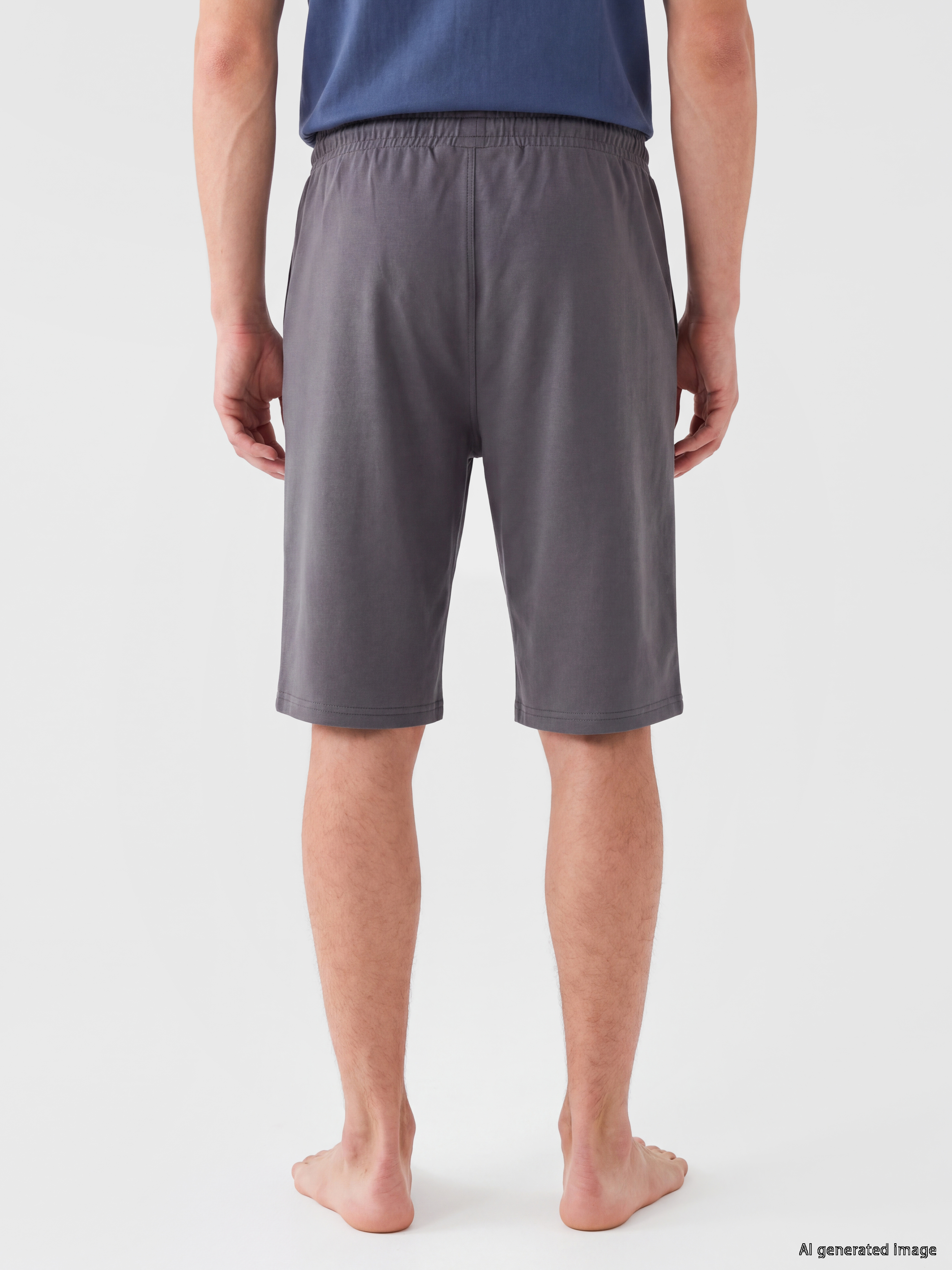 LC WAIKIKI Standart Kalıp Erkek Pijama Alt Şort görsel 4