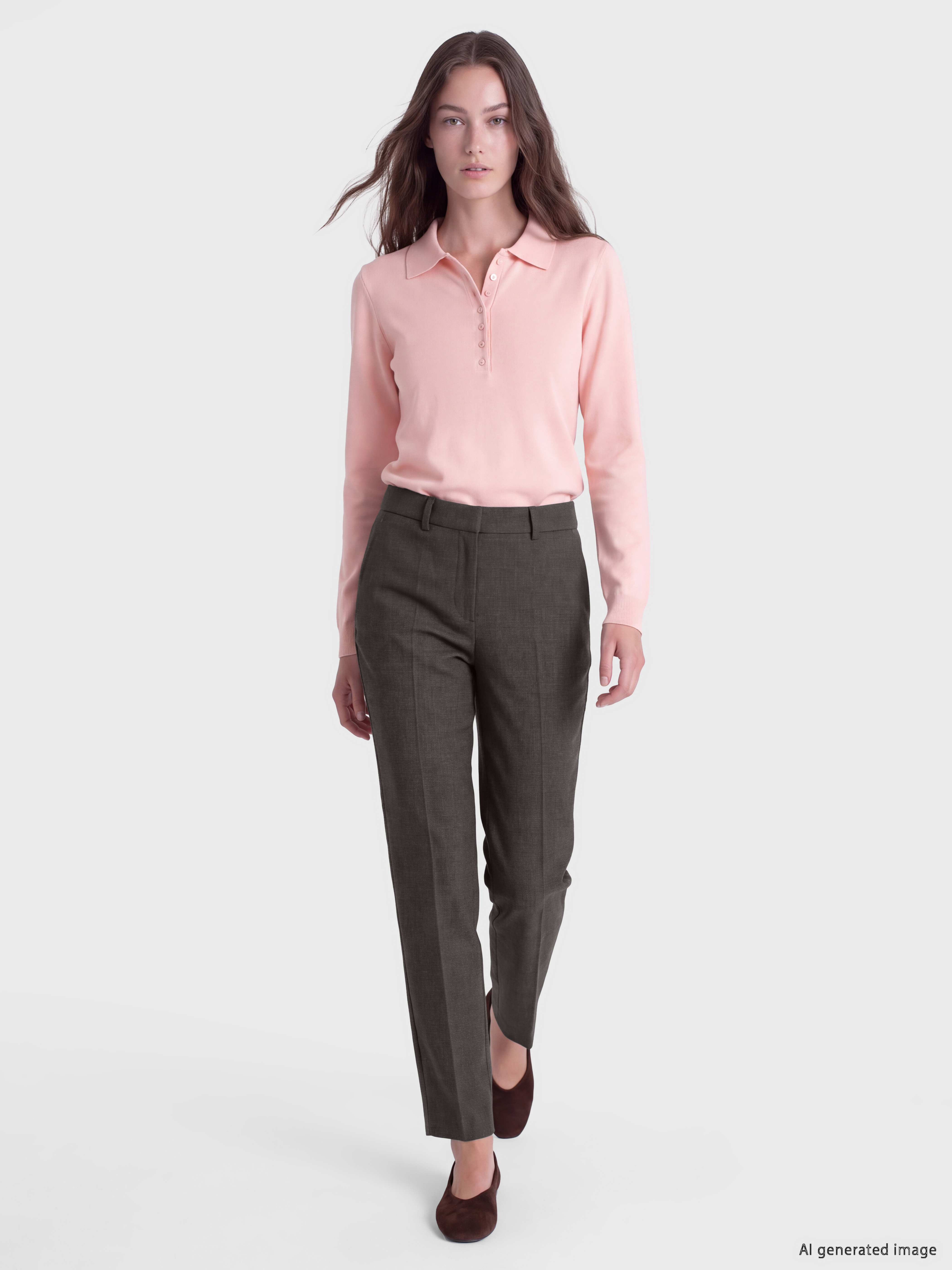 LCW Modest Regular Fit Desenli Kadın Pantolon