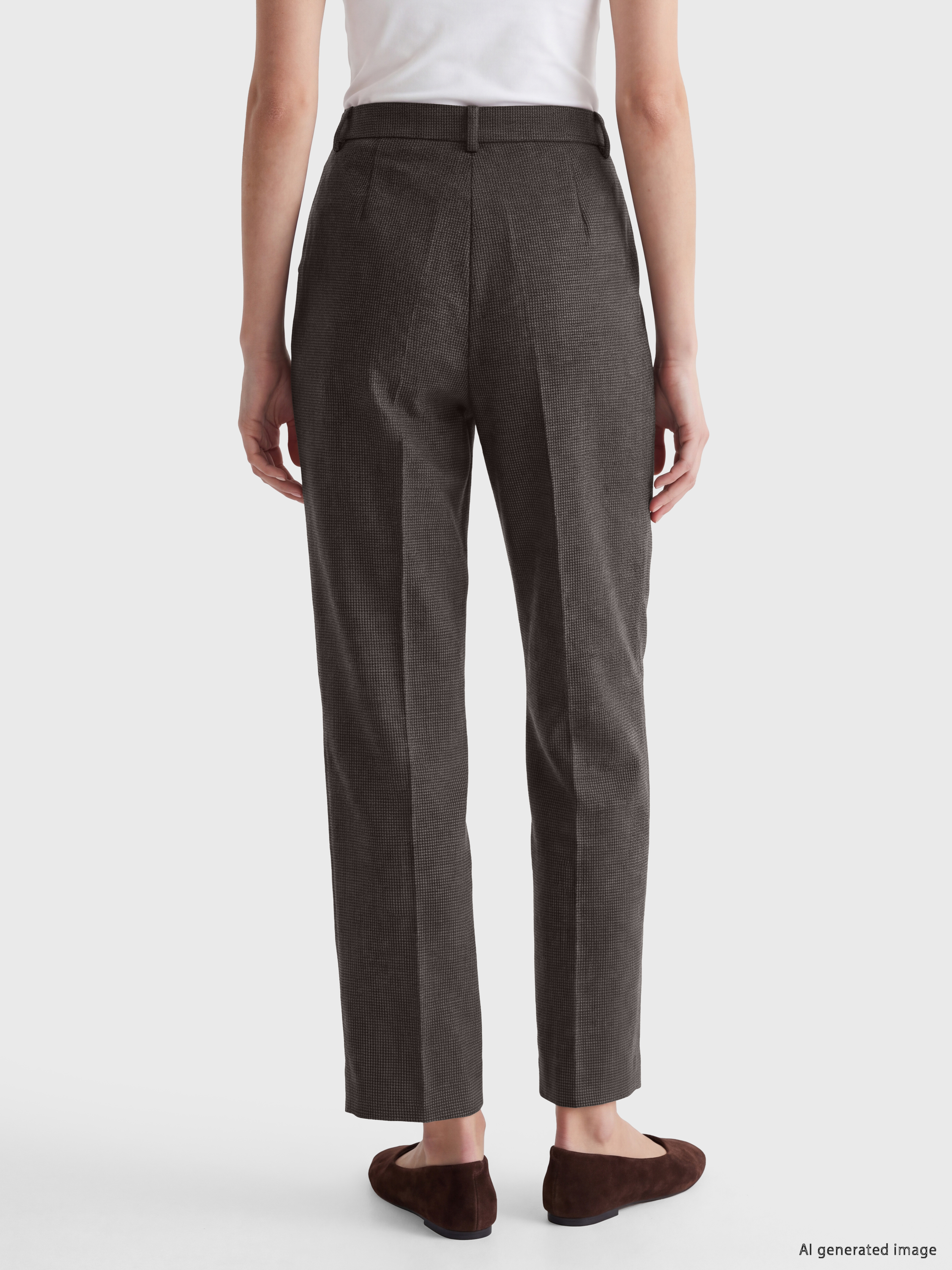 LCW Modest Regular Fit Desenli Kadın Pantolon görsel 4