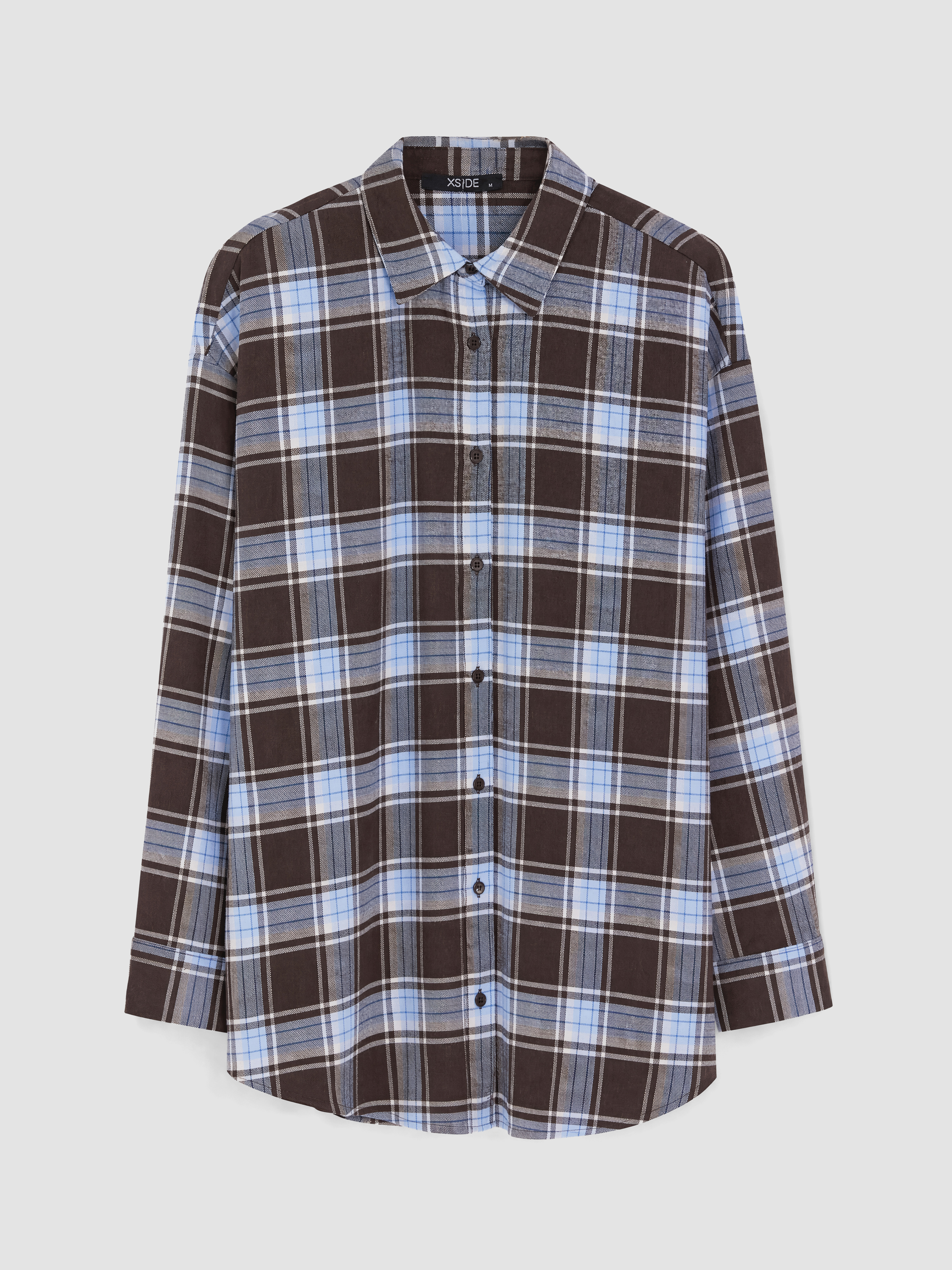 XSIDE Ekose Oversize Kadın Oduncu Gömlek görsel 5
