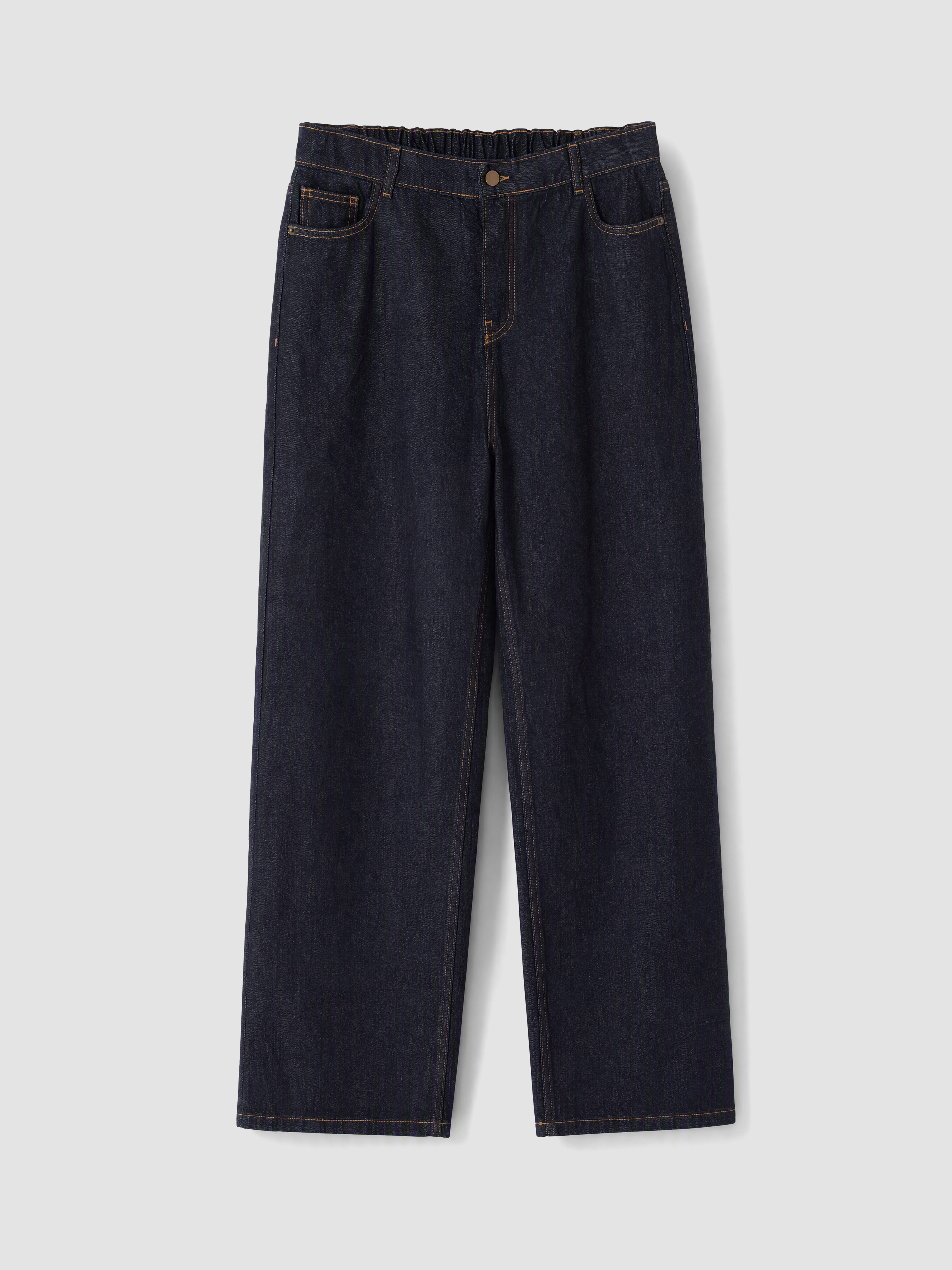 LCW Curve Büyük Beden Straight Fit Kadın Jean Pantolon görsel 3