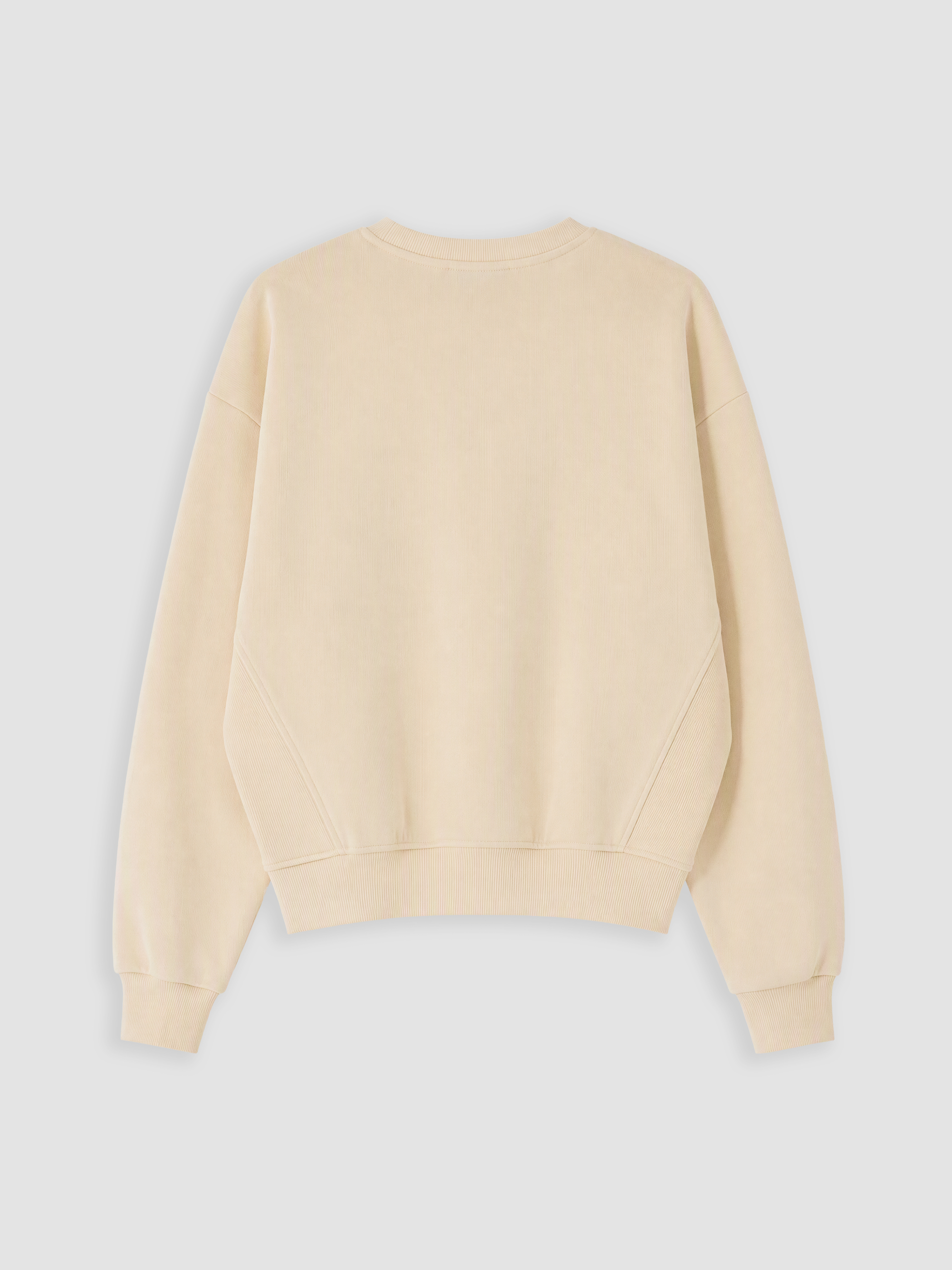 LCW Vision Bisiklet Yaka Oversize Kadın Sweatshirt görsel 7