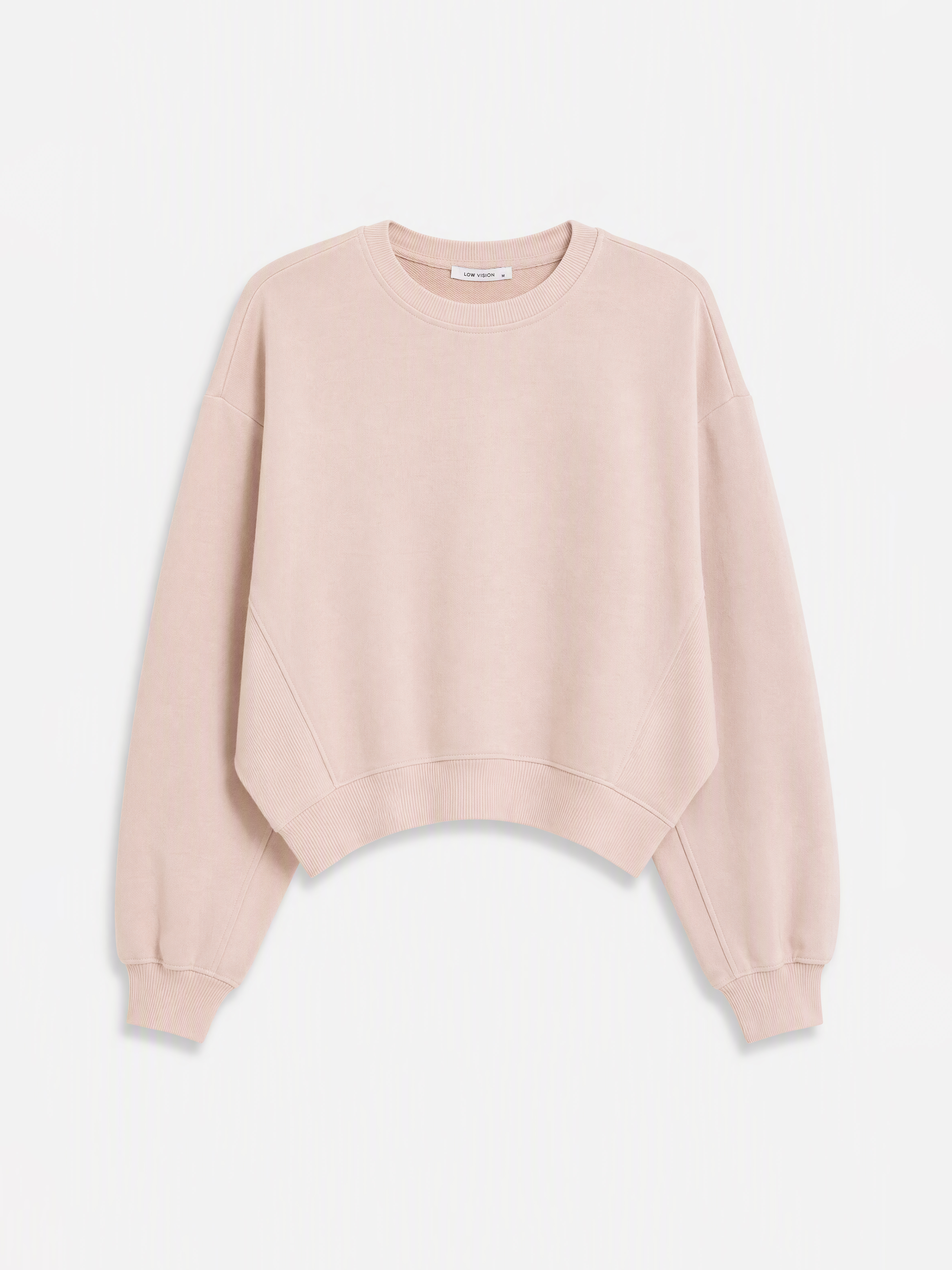 LCW Vision Bisiklet Yaka Oversize Kadın Sweatshirt görsel 5