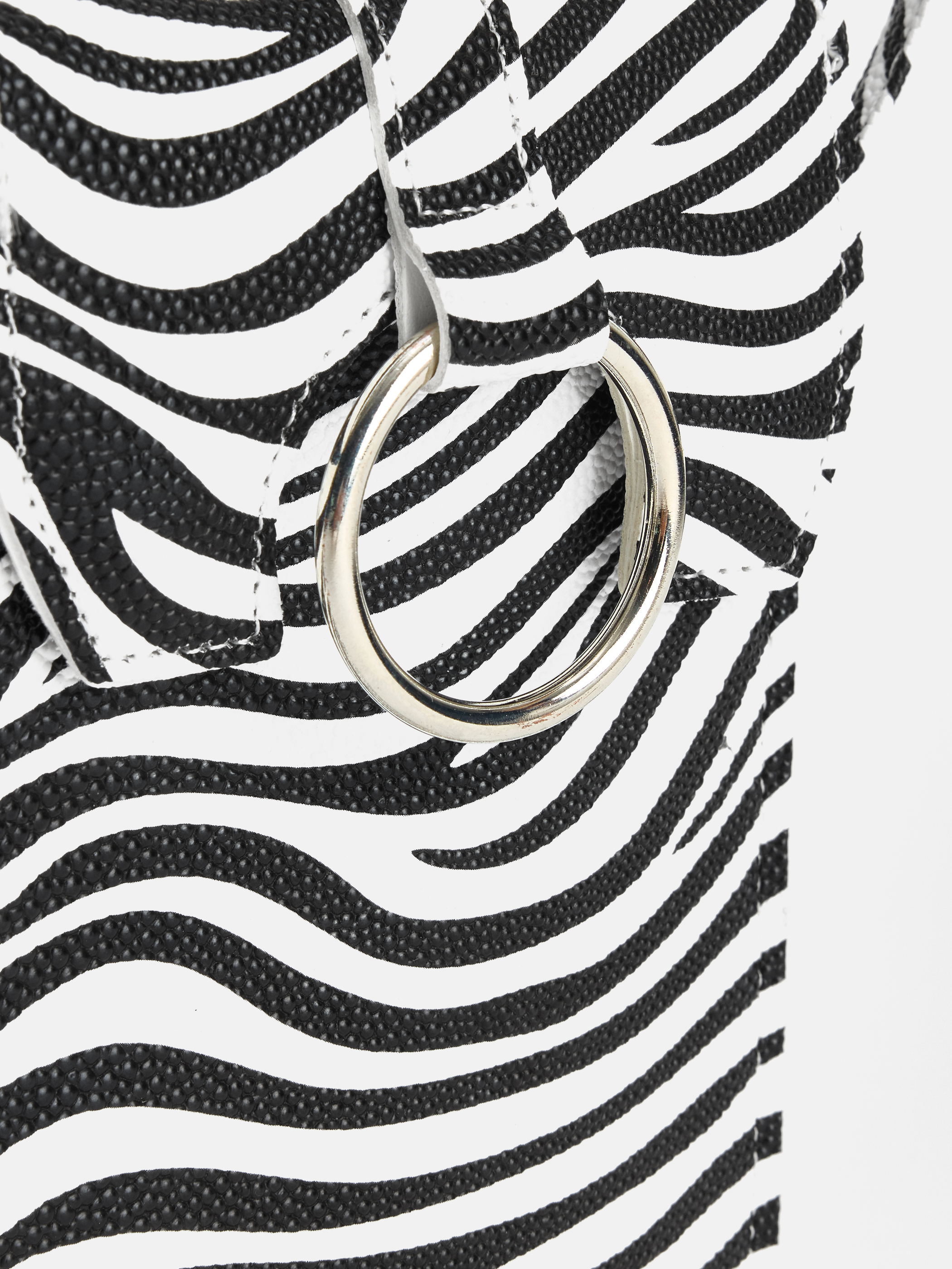 LCW ACCESSORIES Zebra Desenli Kadın Omuz Çantası görsel 3