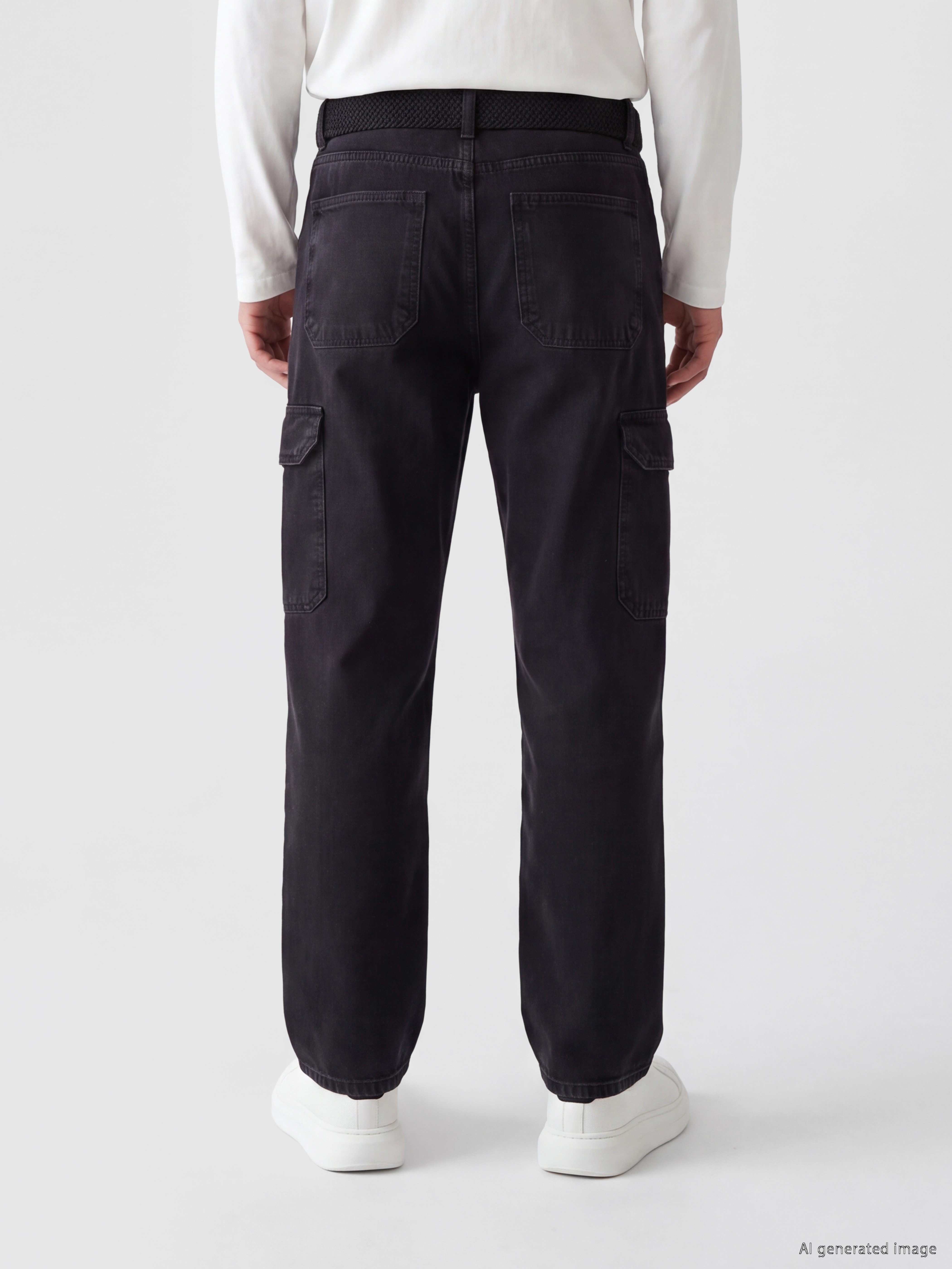 LCW Jeans Baggy Fit Erkek Kargo Jean Pantolon görsel 3