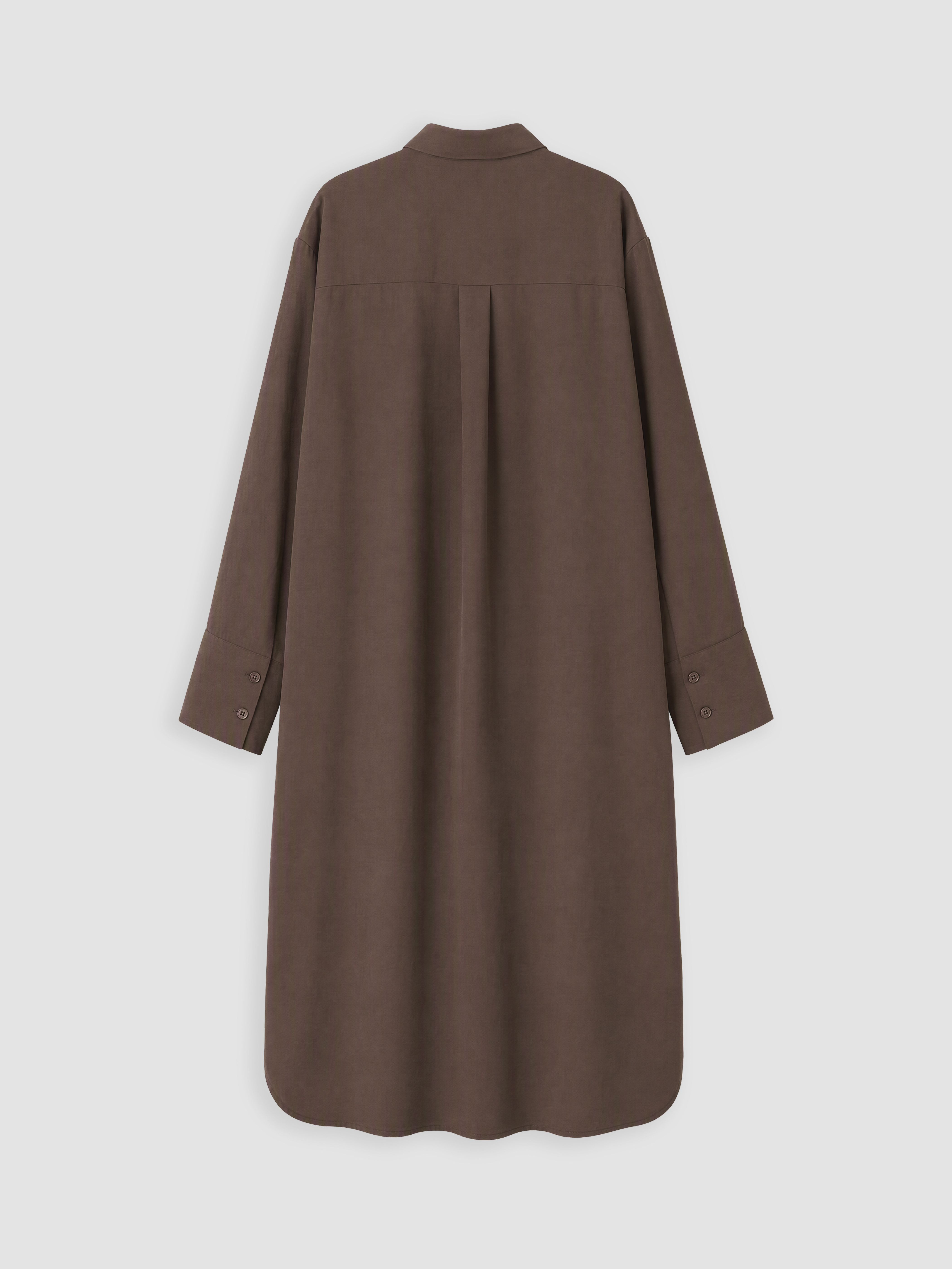 LCW Modest Modal Karışımlı Oversize Kadın Gömlek Tunik görsel 7