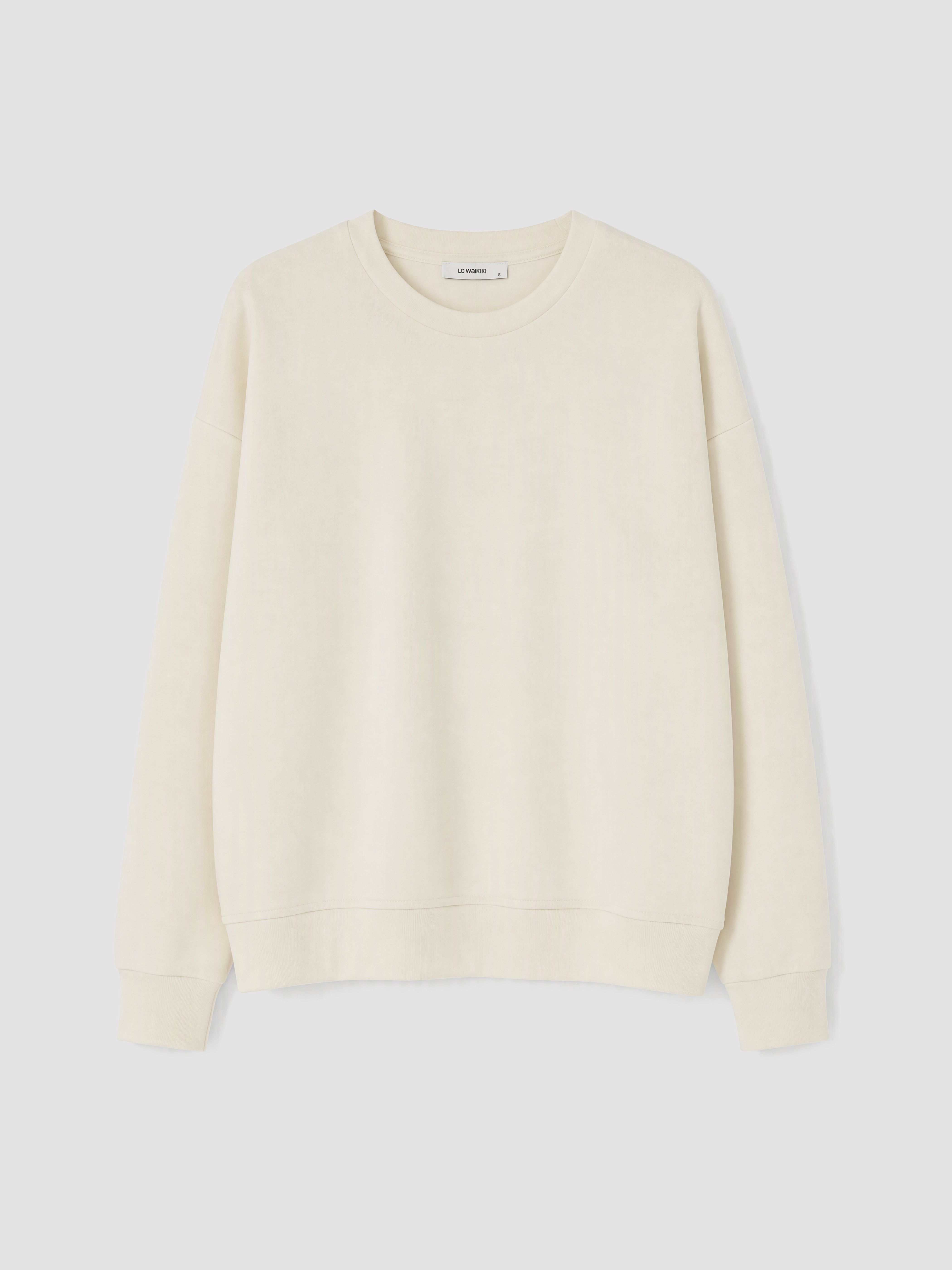 LC WAIKIKI Oversize Soft Touch Kadın Sweatshirt görsel 5