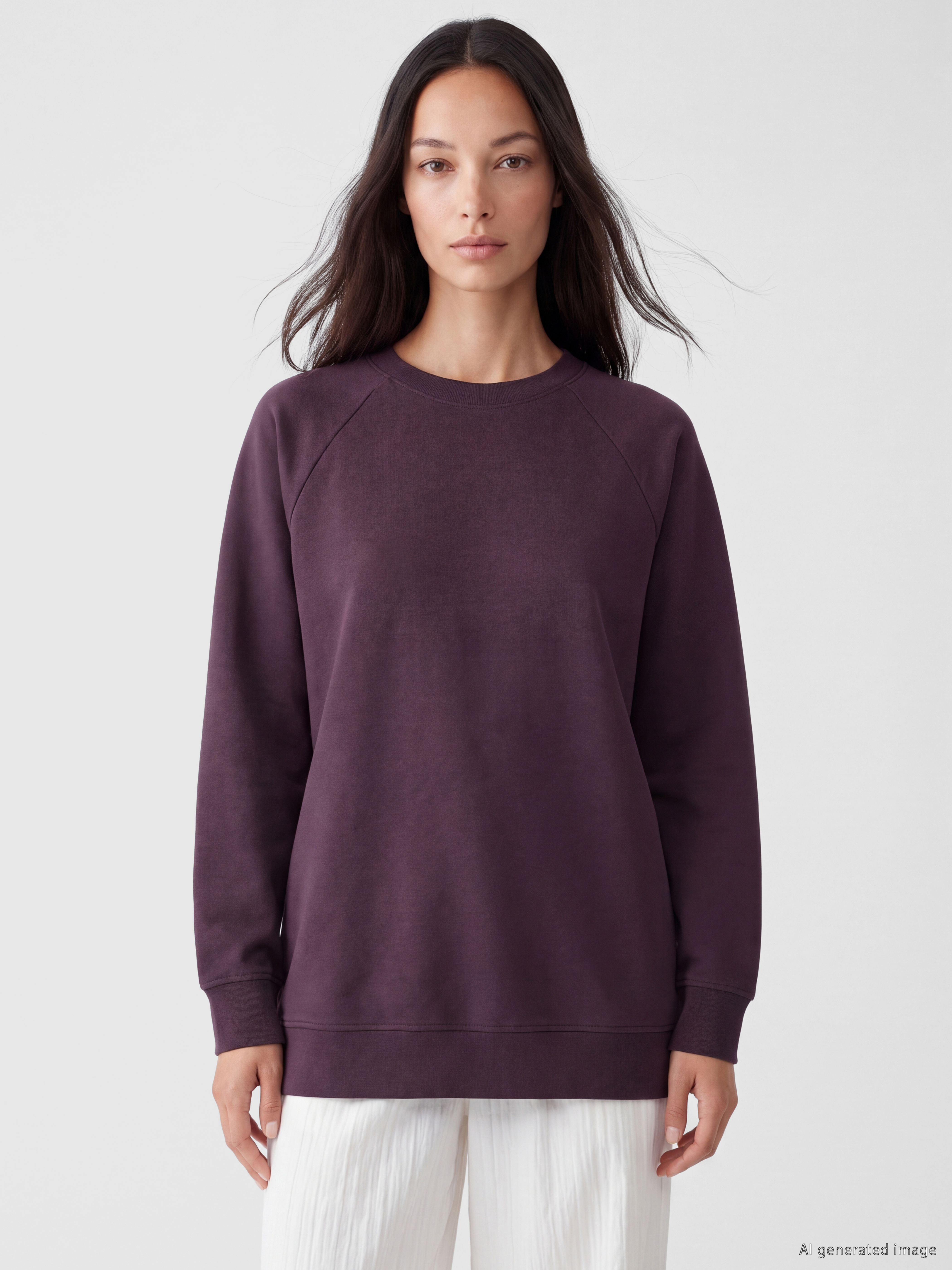 LC WAIKIKI Soft Touch Oversize Kadın Sweatshirt