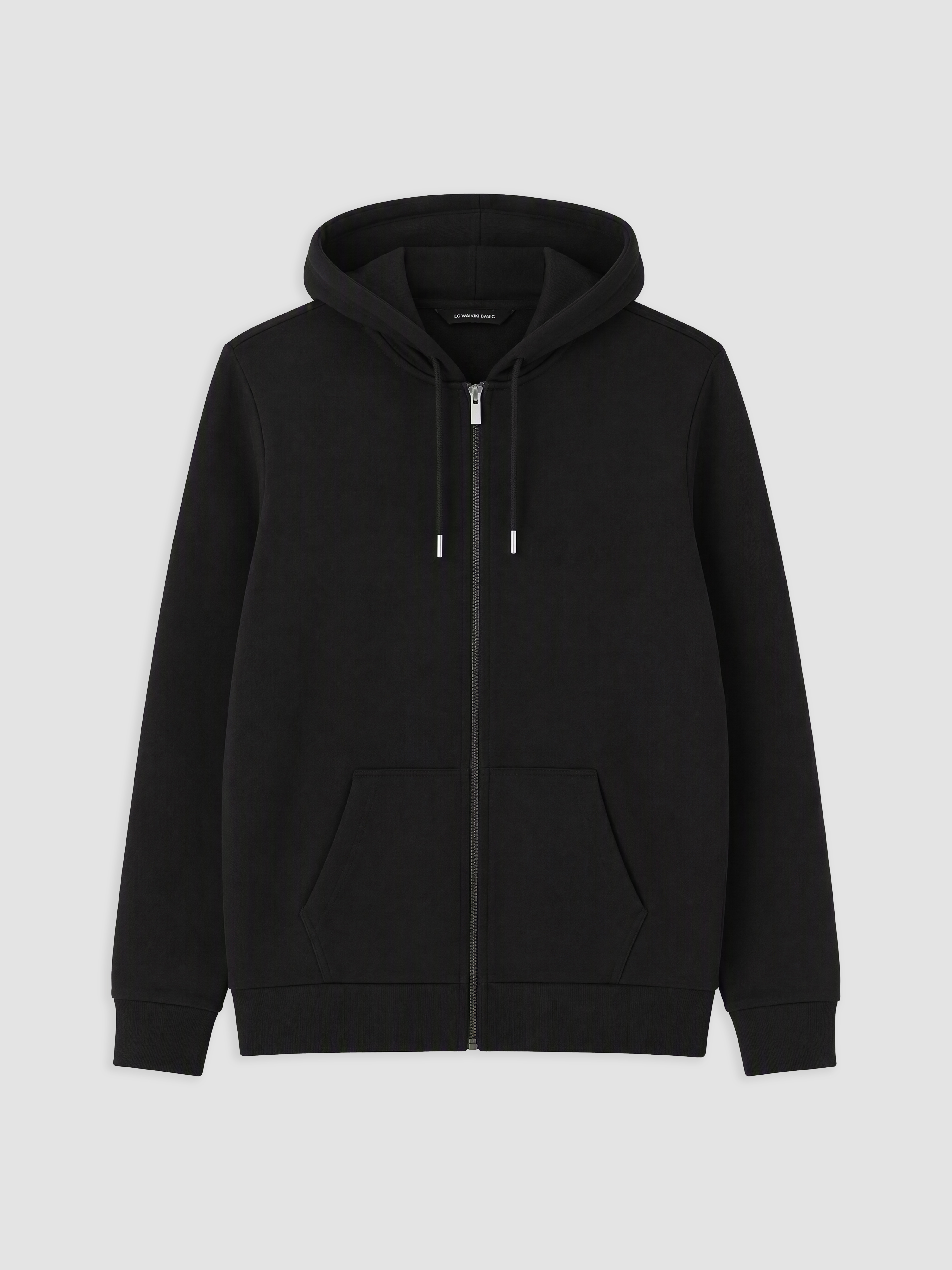 LCWAIKIKI Classic Kapüşonlu Erkek Fermuarlı Sweatshirt