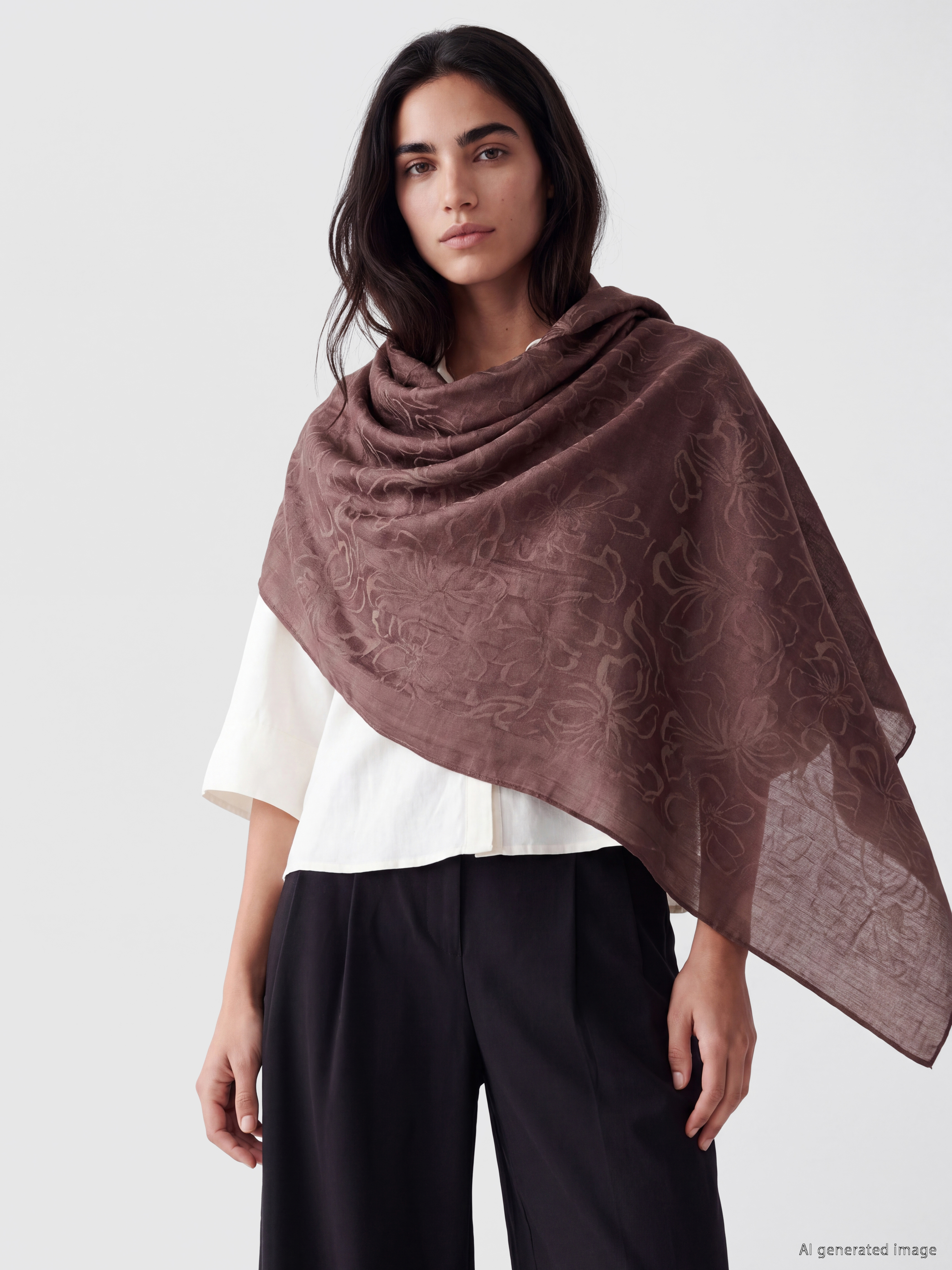 LCW ACCESSORIES Basic Saten Kadın Şal