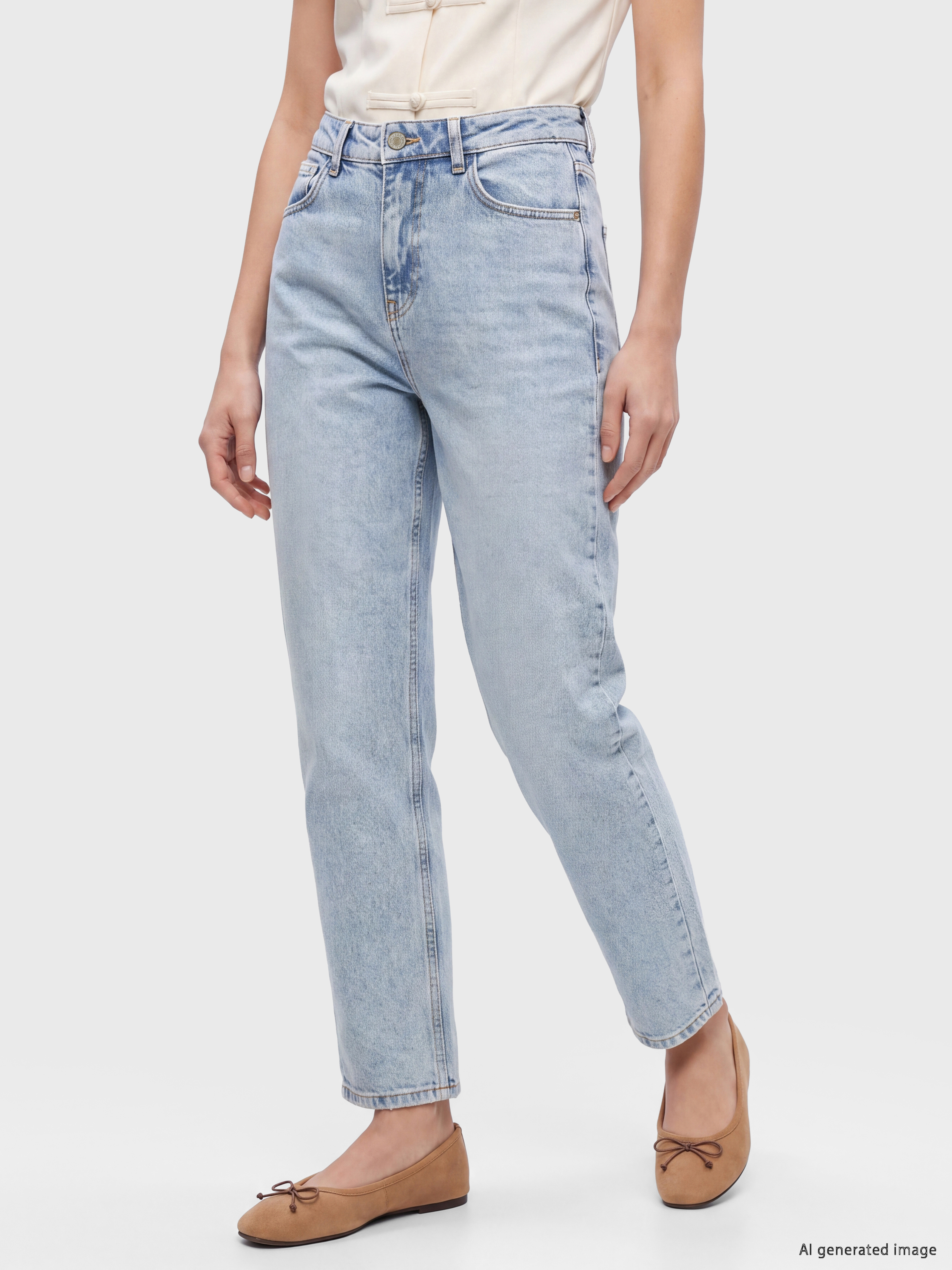 LCW Jeans Mom Fit Kadın Jean Pantolon görsel 3