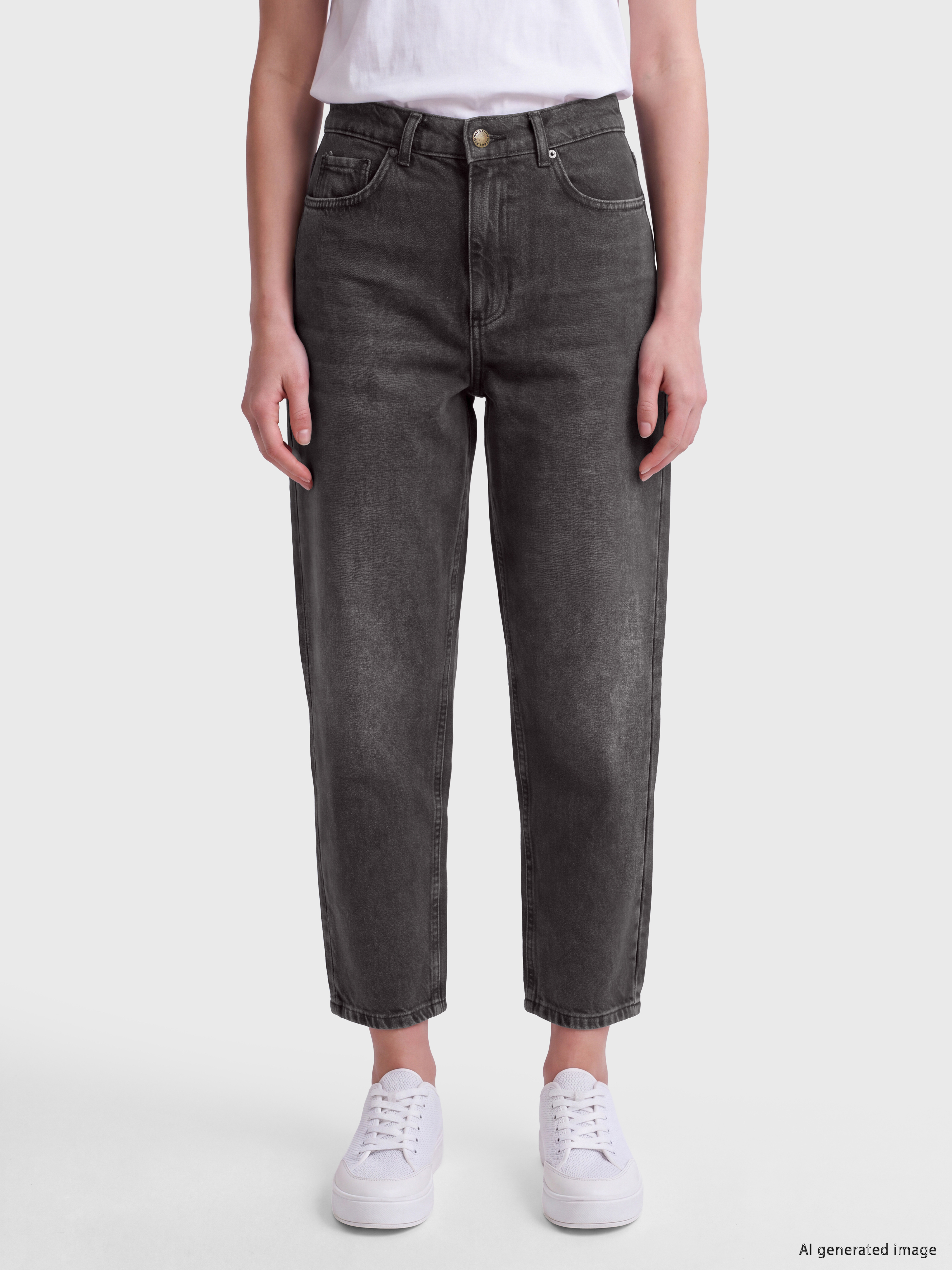 LCW Jeans Barrel Fit Kadın Jean Pantolon görsel 2