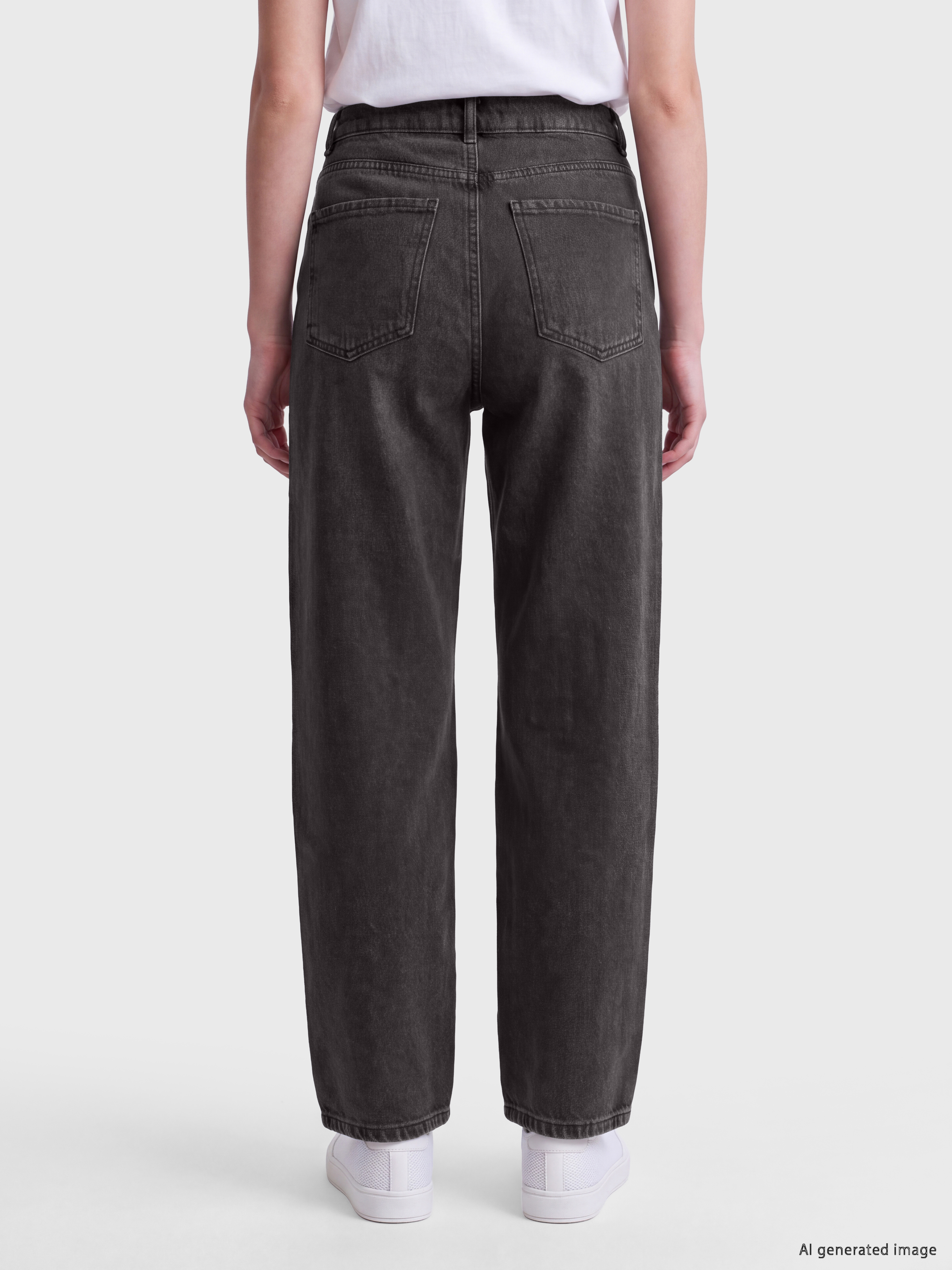 LCW Jeans Barrel Fit Kadın Jean Pantolon görsel 4
