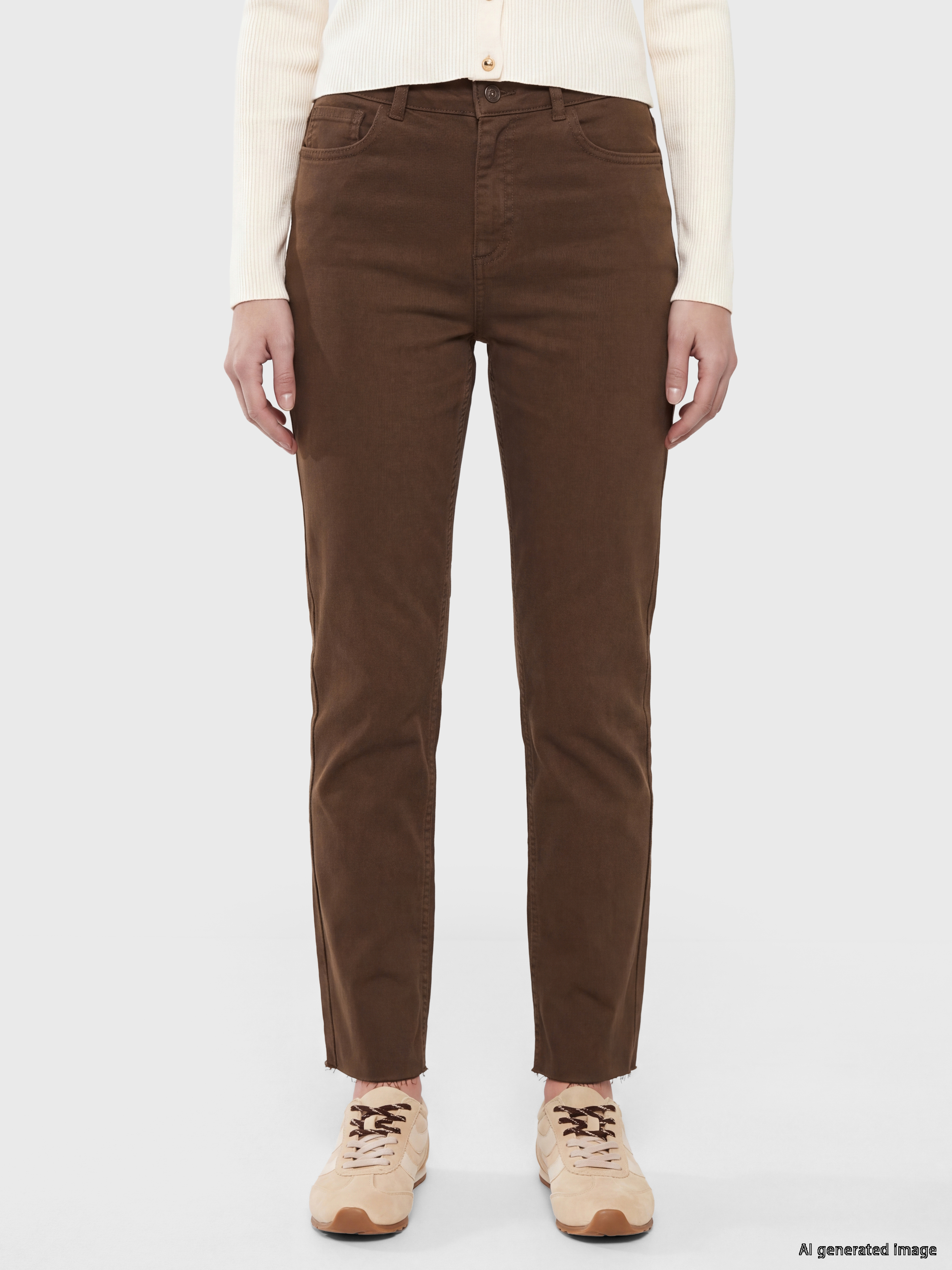 LC WAIKIKI Crop Flare Kadın Jean Pantolon görsel 2