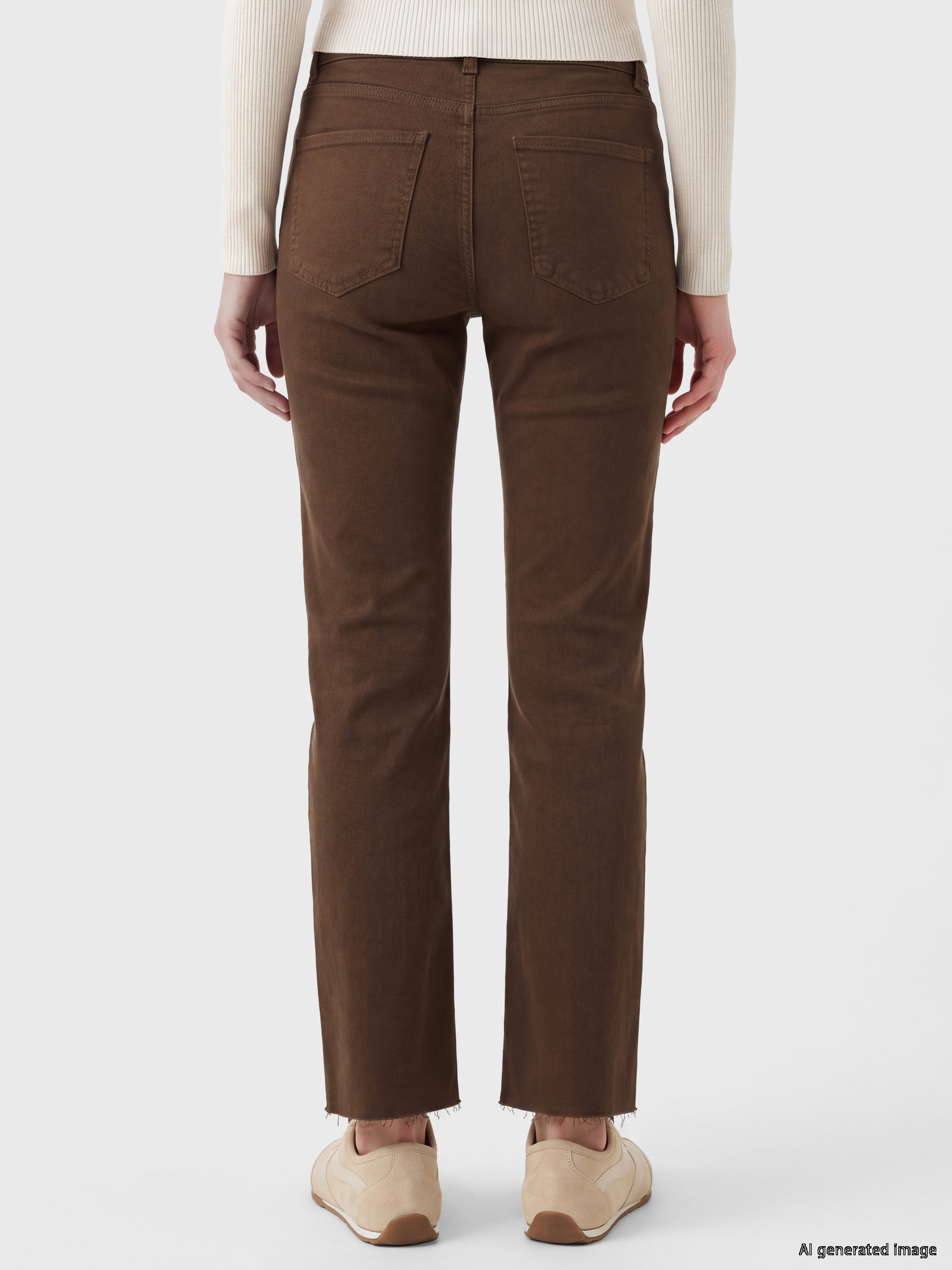 LC WAIKIKI Crop Flare Kadın Jean Pantolon görsel 4