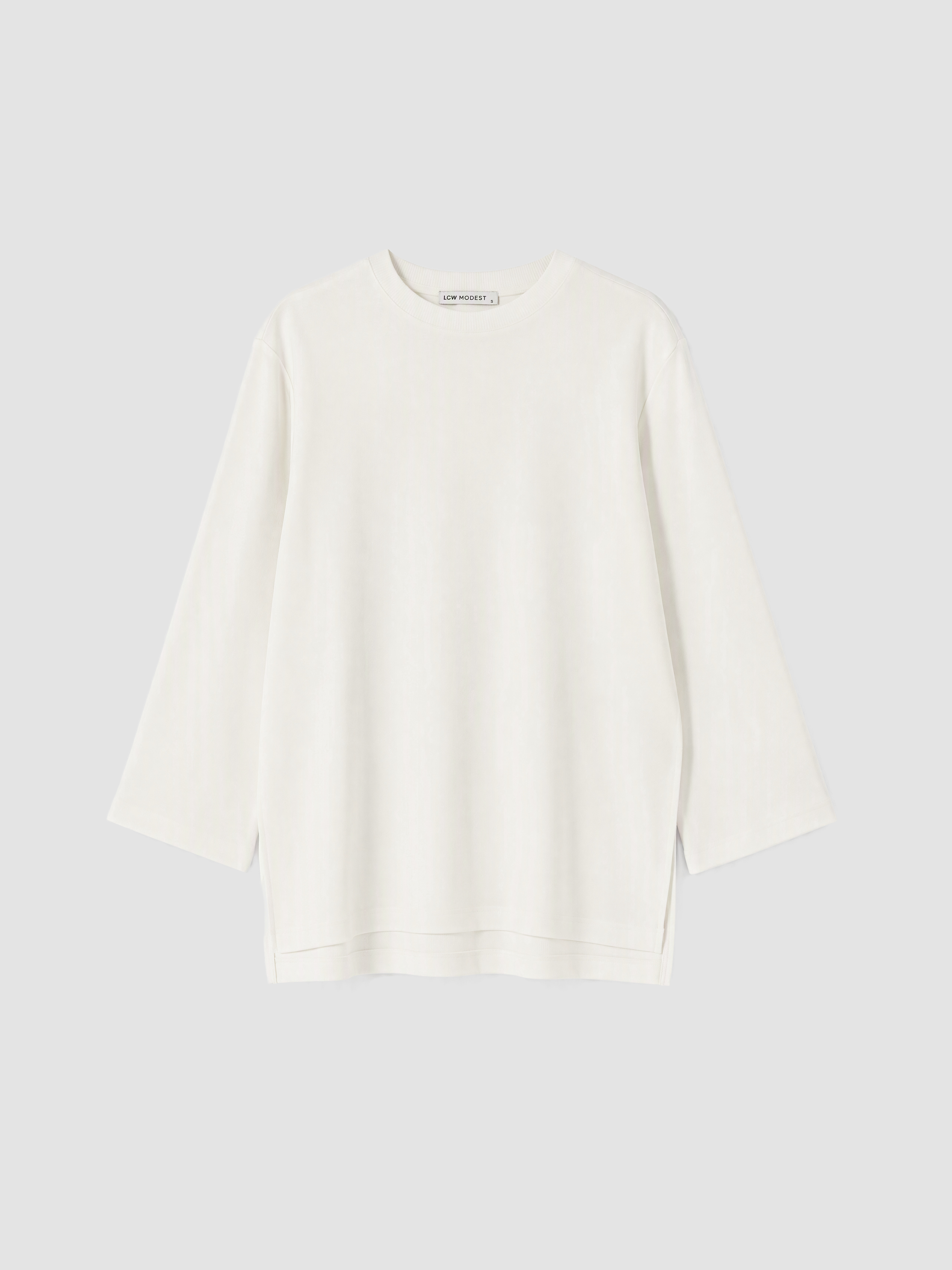 LCW Modest Oversize Kadın Sweatshirt Tunik
