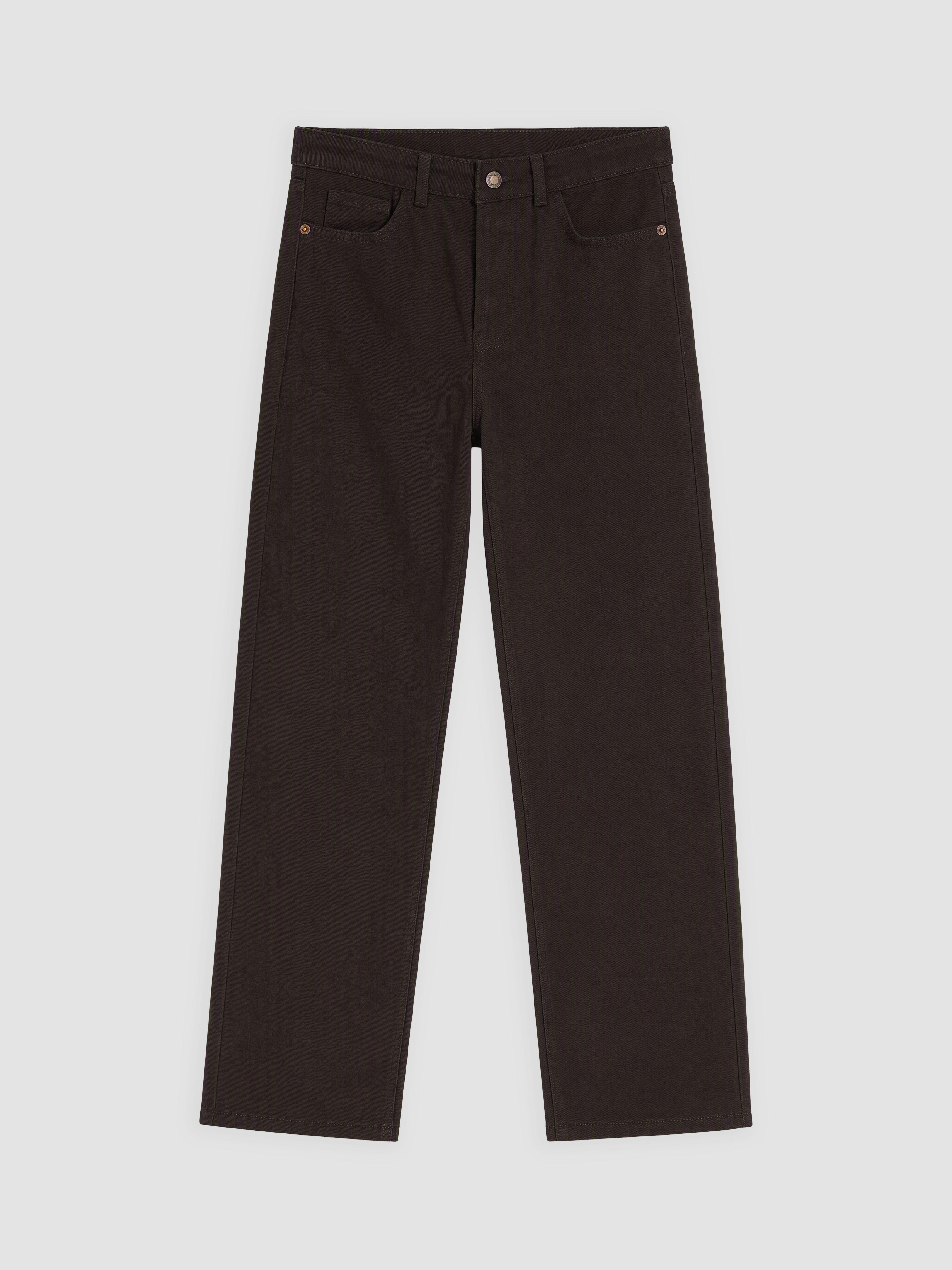 LCW Jeans Crop Straight Fit Kadın Jean Pantolon görsel 5