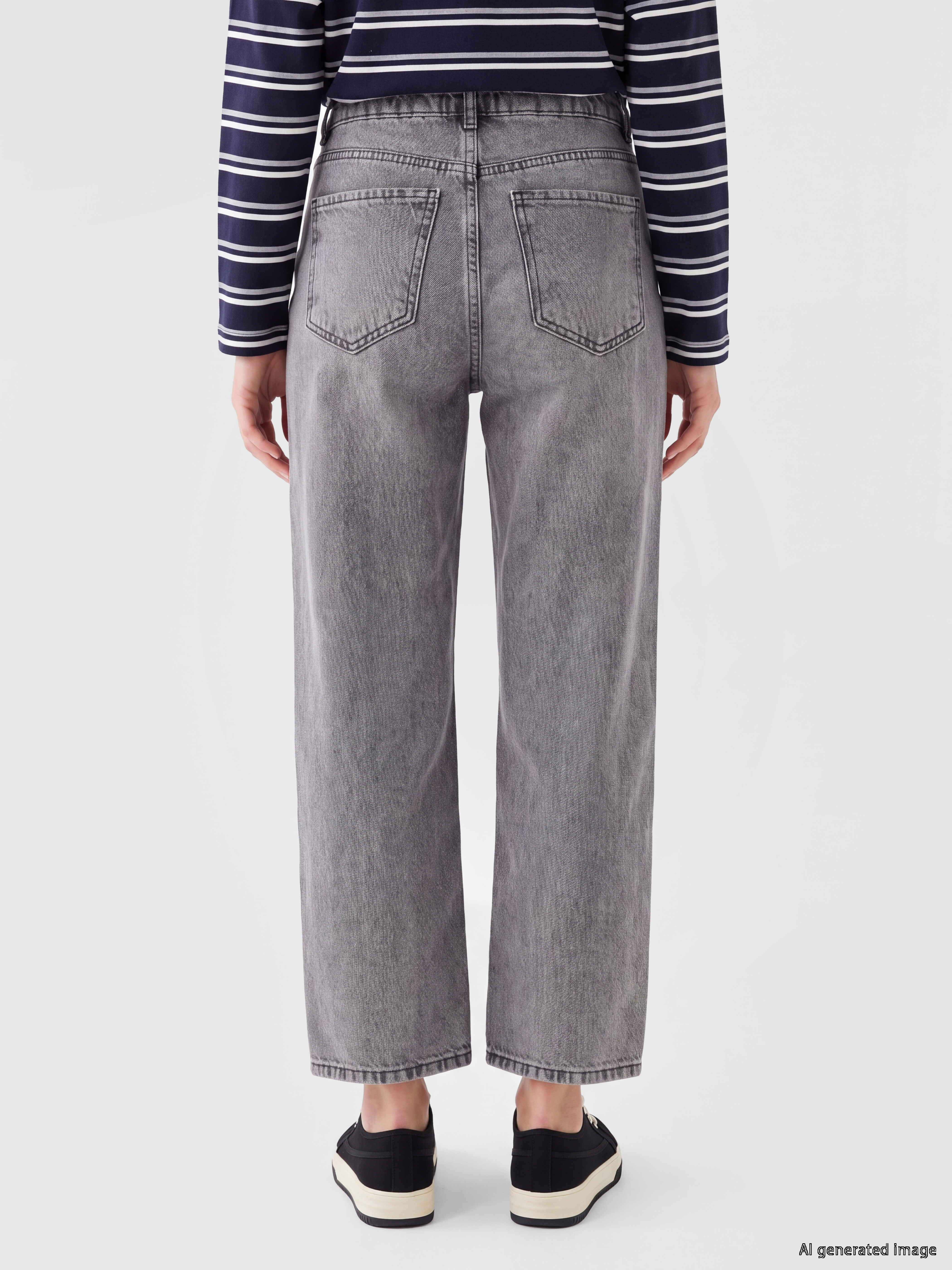 LCW Jeans Barrel Fit Kadın Jean Pantolon görsel 4