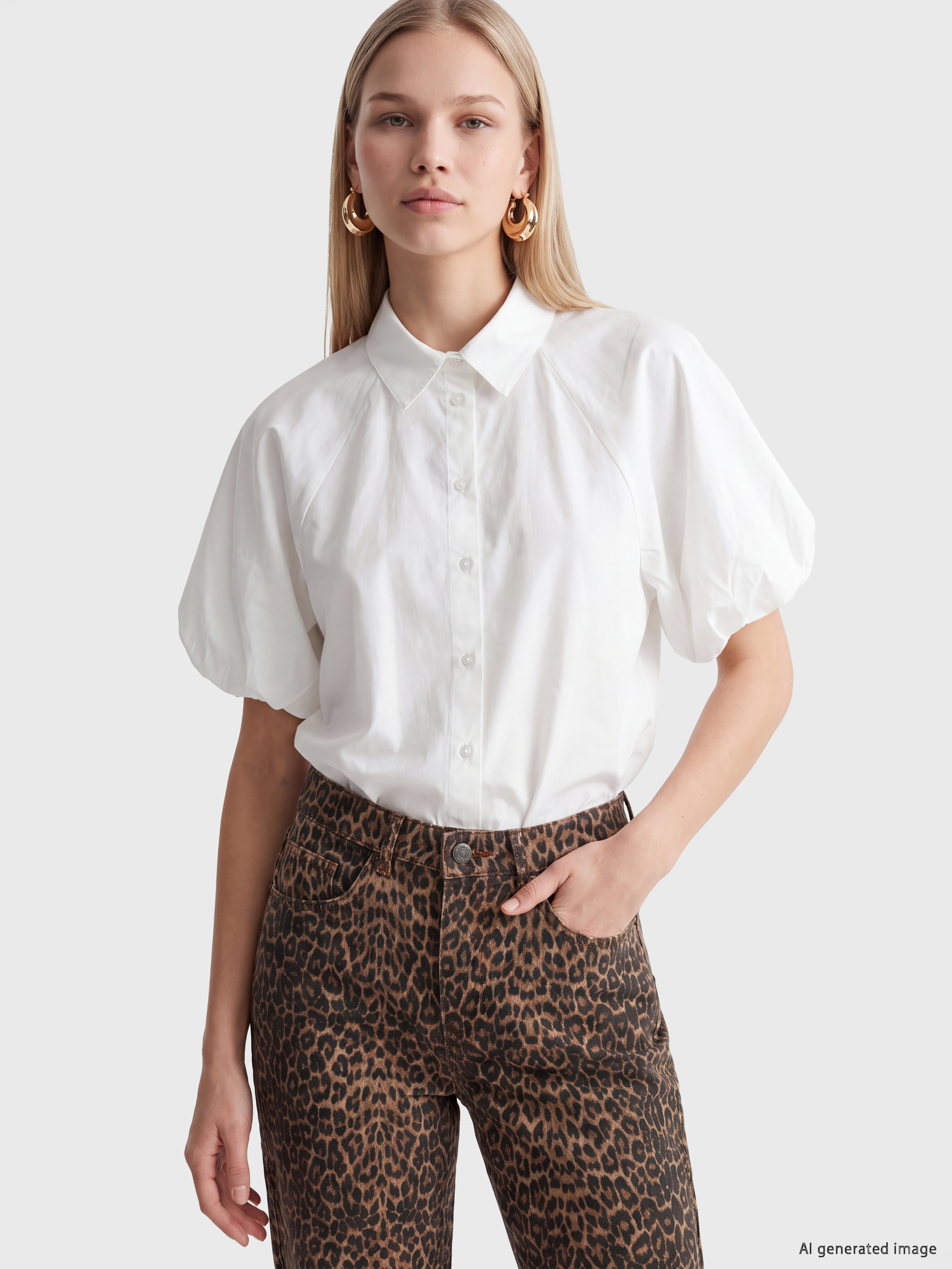 LCW Vision Oversize Poplin Kadın Gömlek