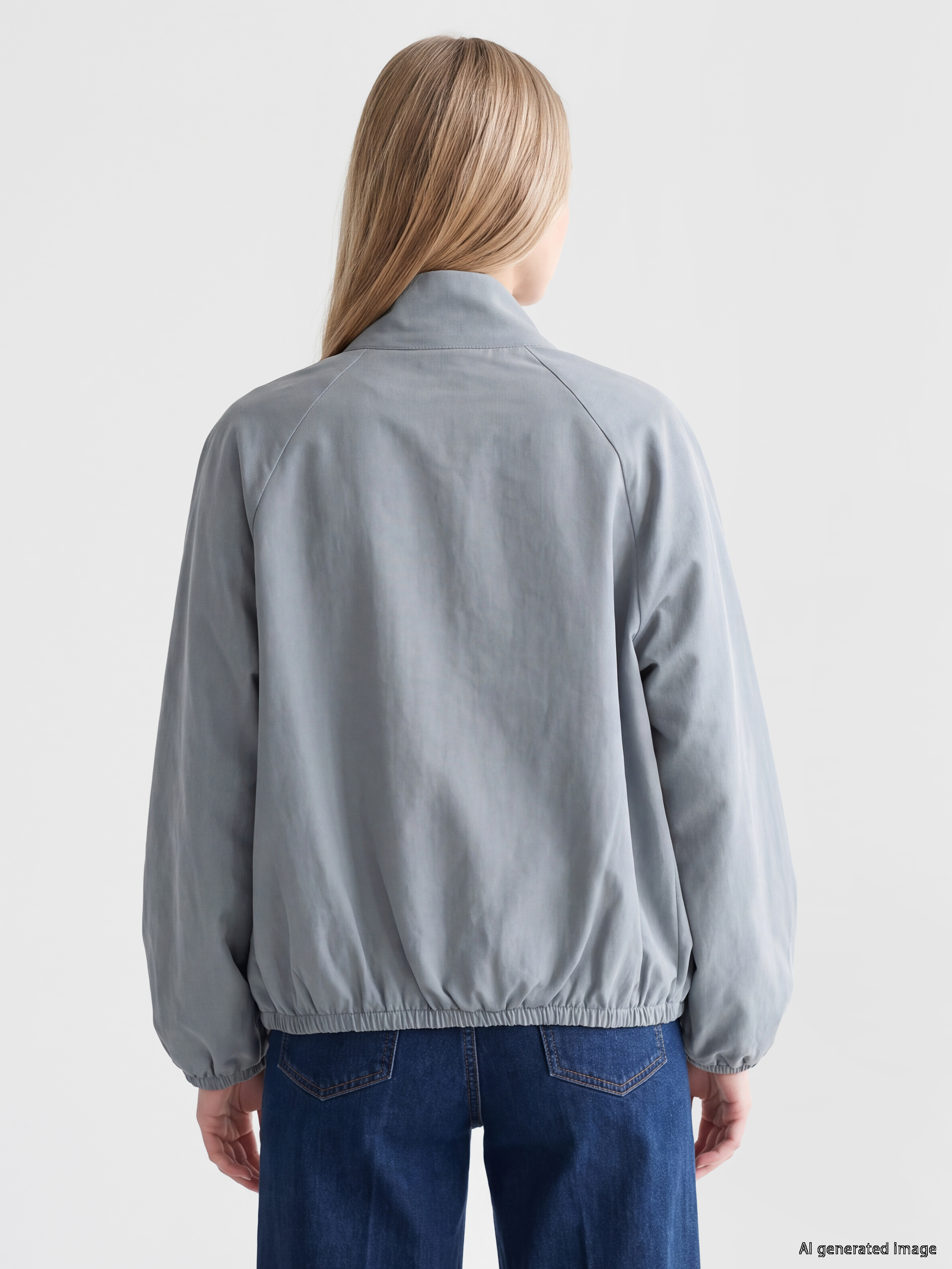 LCW Vision Dik Yaka Oversize Kadın Ceket görsel 4