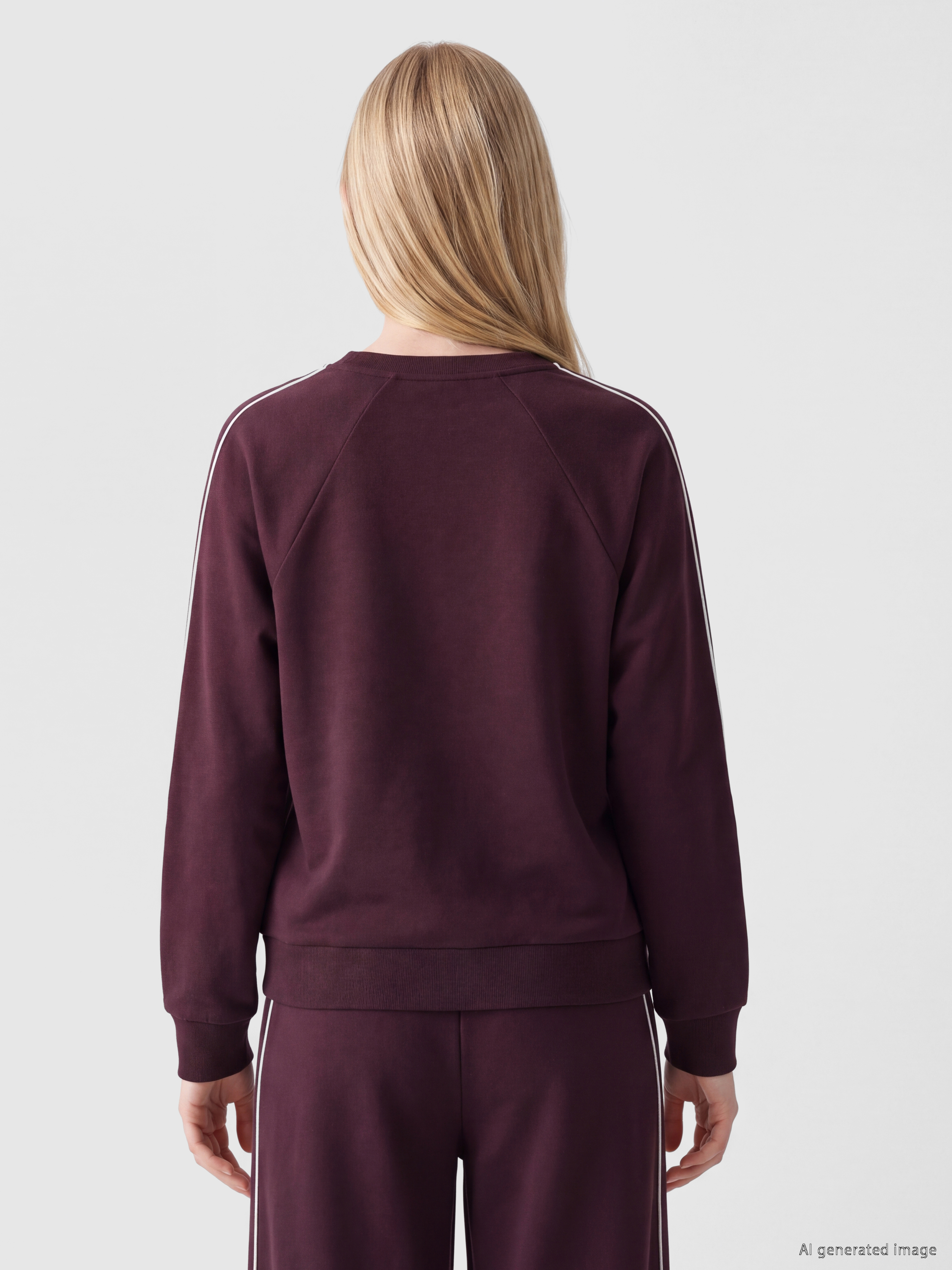 XSIDE Soft Touch Oversize Kadın Sweatshirt görsel 4