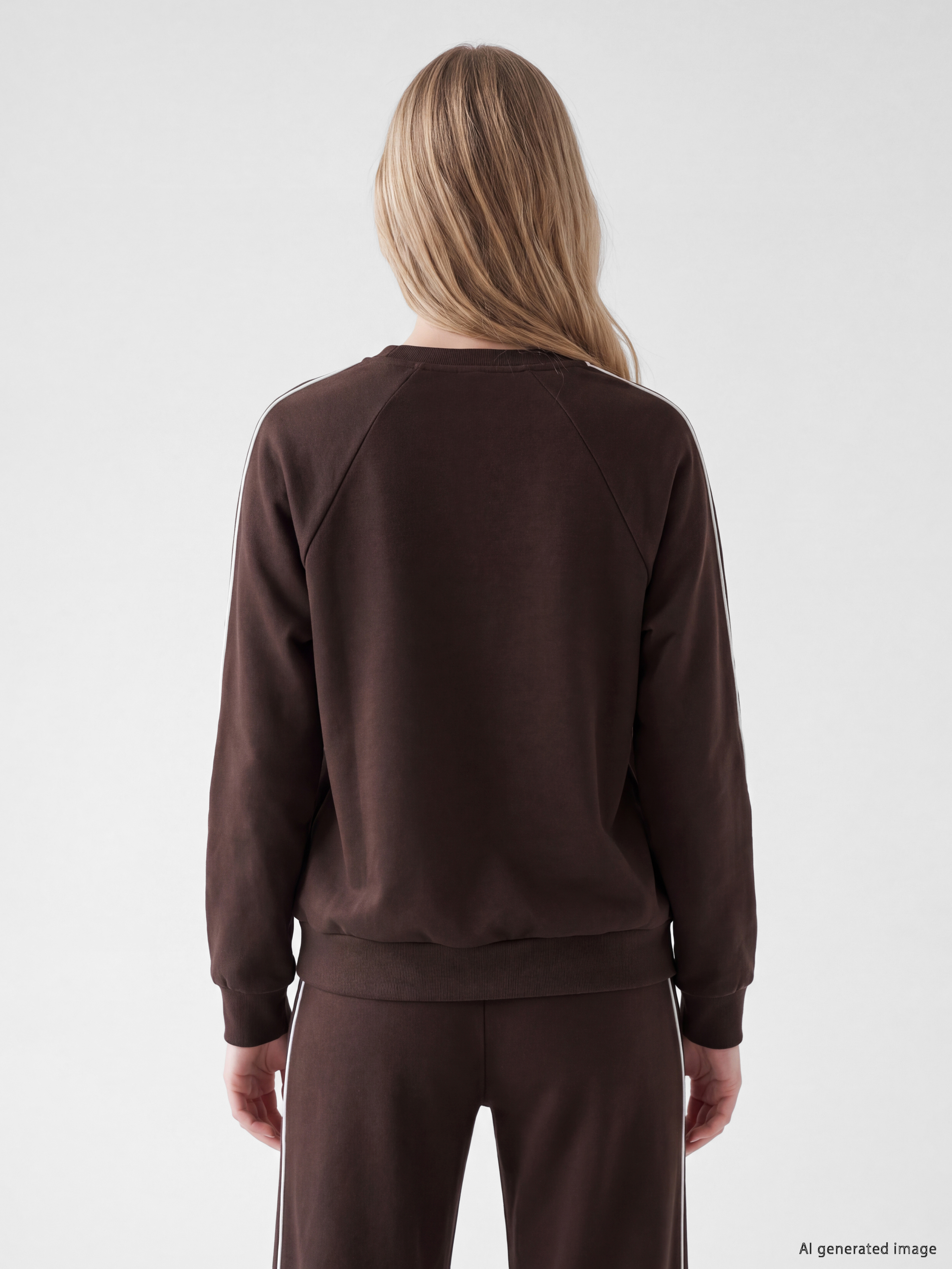 XSIDE Soft Touch Oversize Kadın Sweatshirt görsel 4